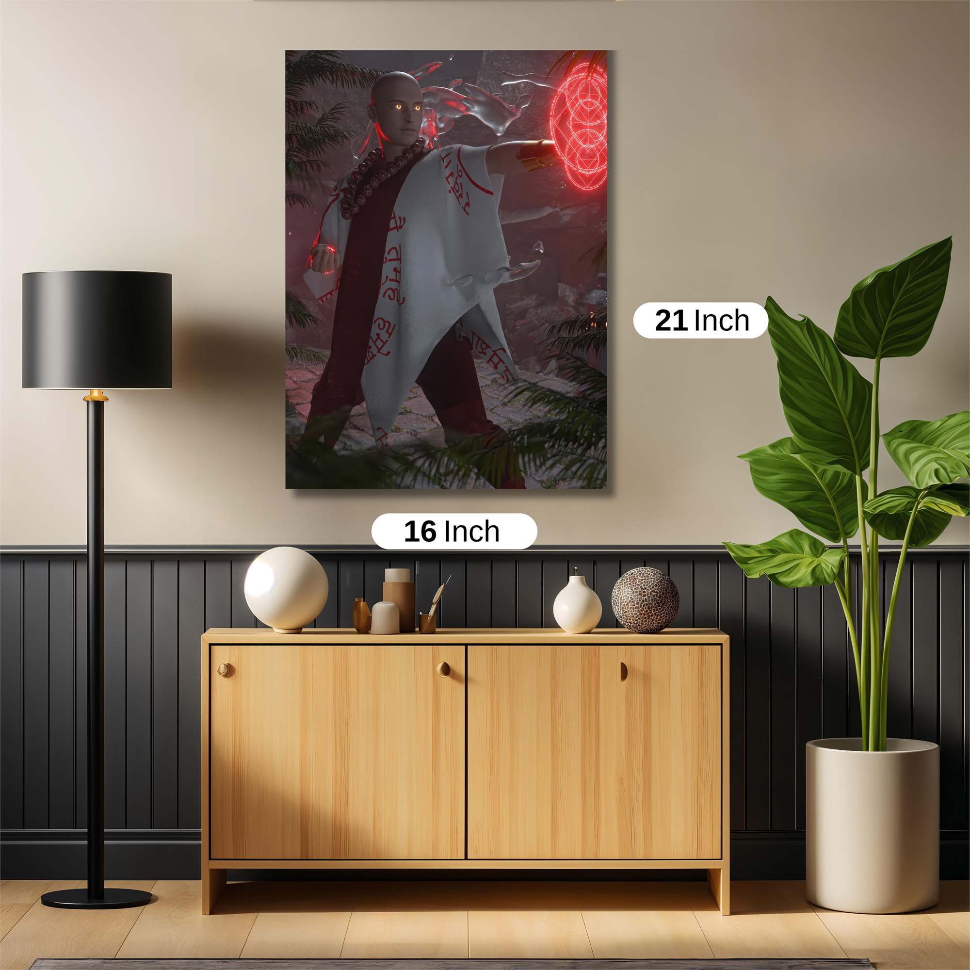 Monk Mystic Safe Wall Magnetic / M