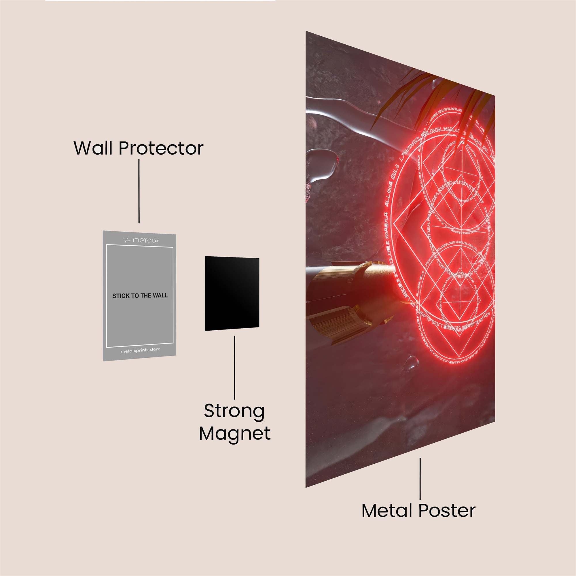 Portal Enigma Safe Wall Magnetic / M