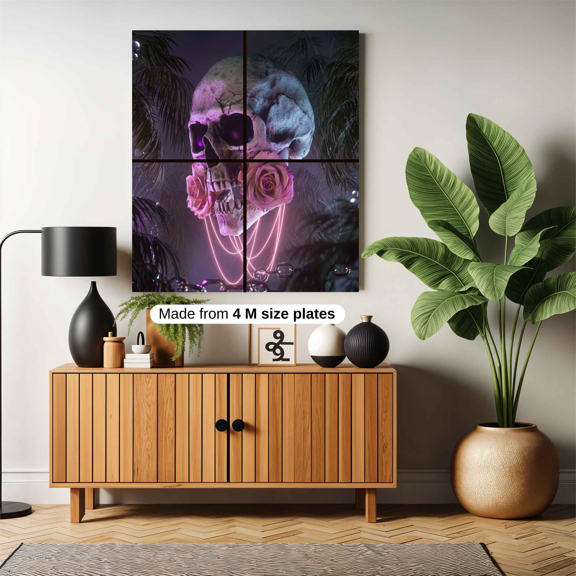 Skull Serenity Safe Wall Magnetic / M