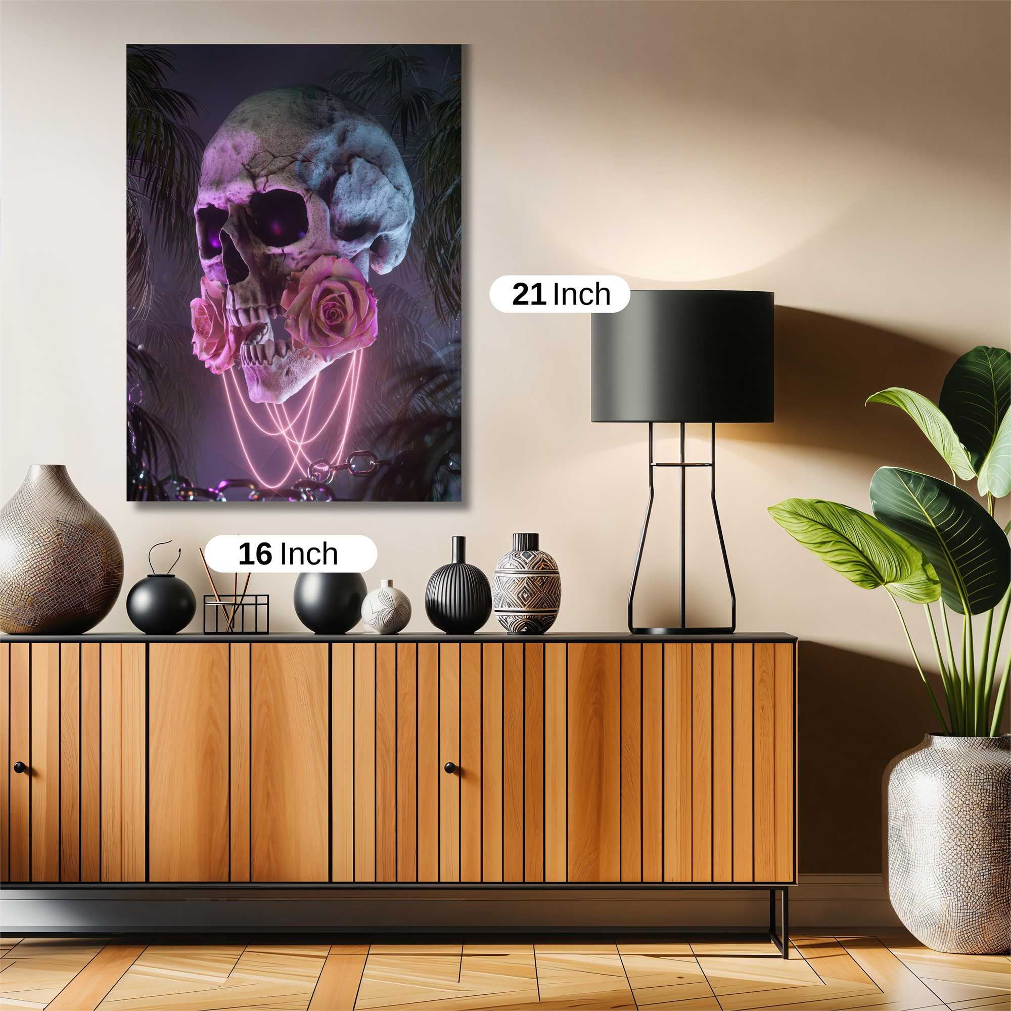 Skull Serenity Safe Wall Magnetic / M