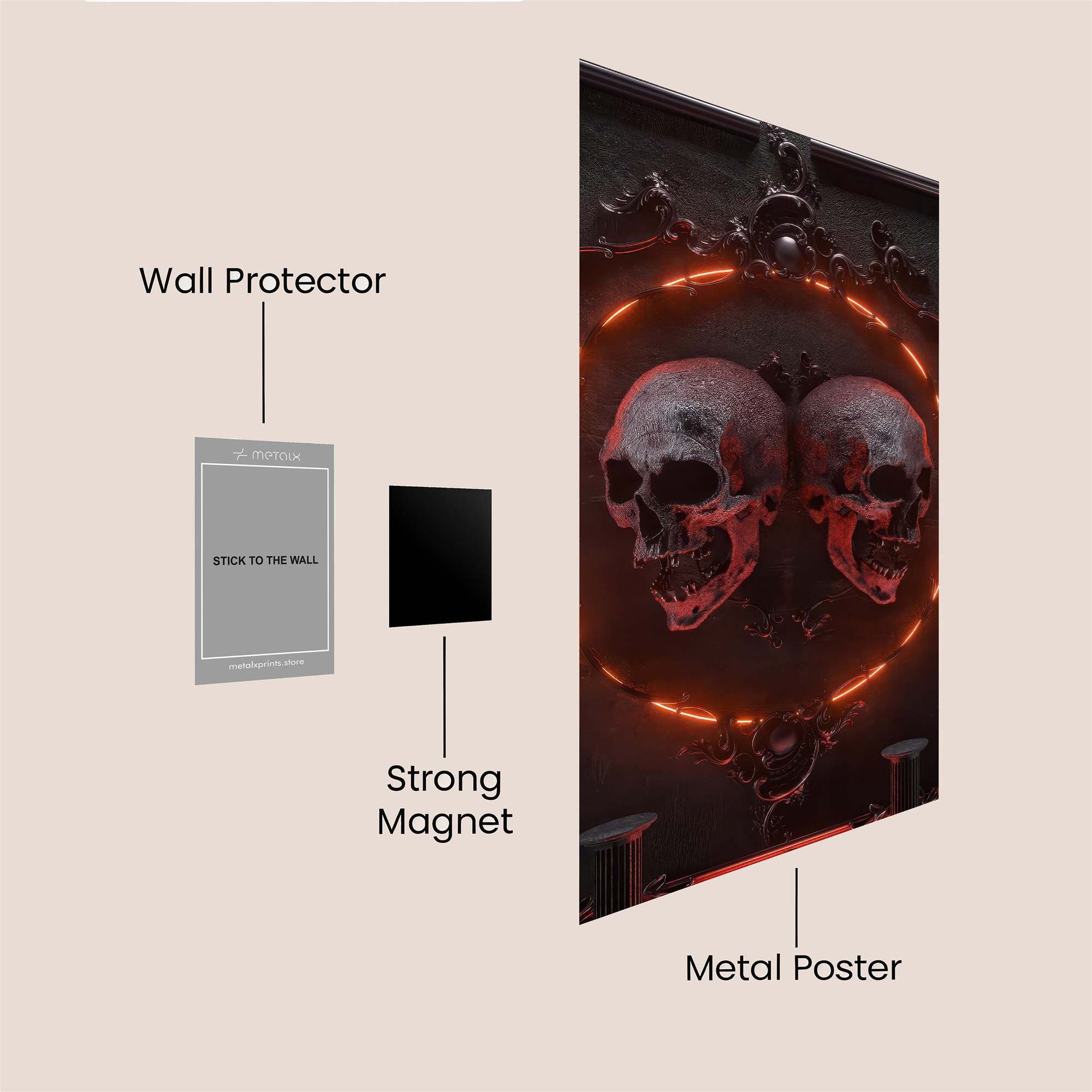 Silent Despair Safe Wall Magnetic / M