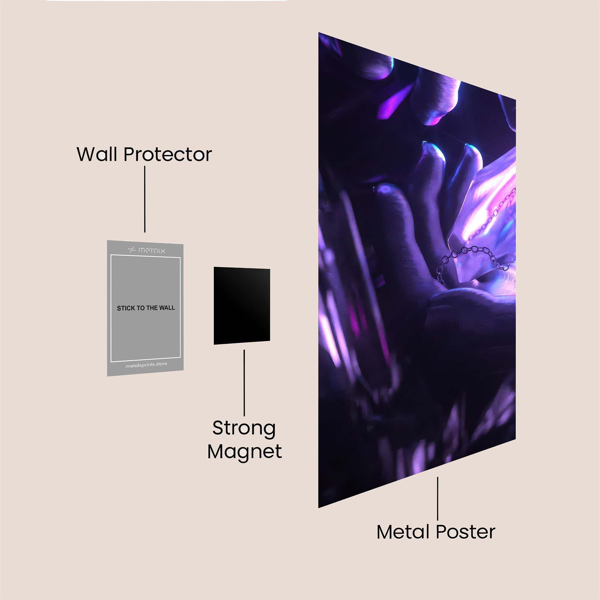 Crystal Enigma Safe Wall Magnetic / M