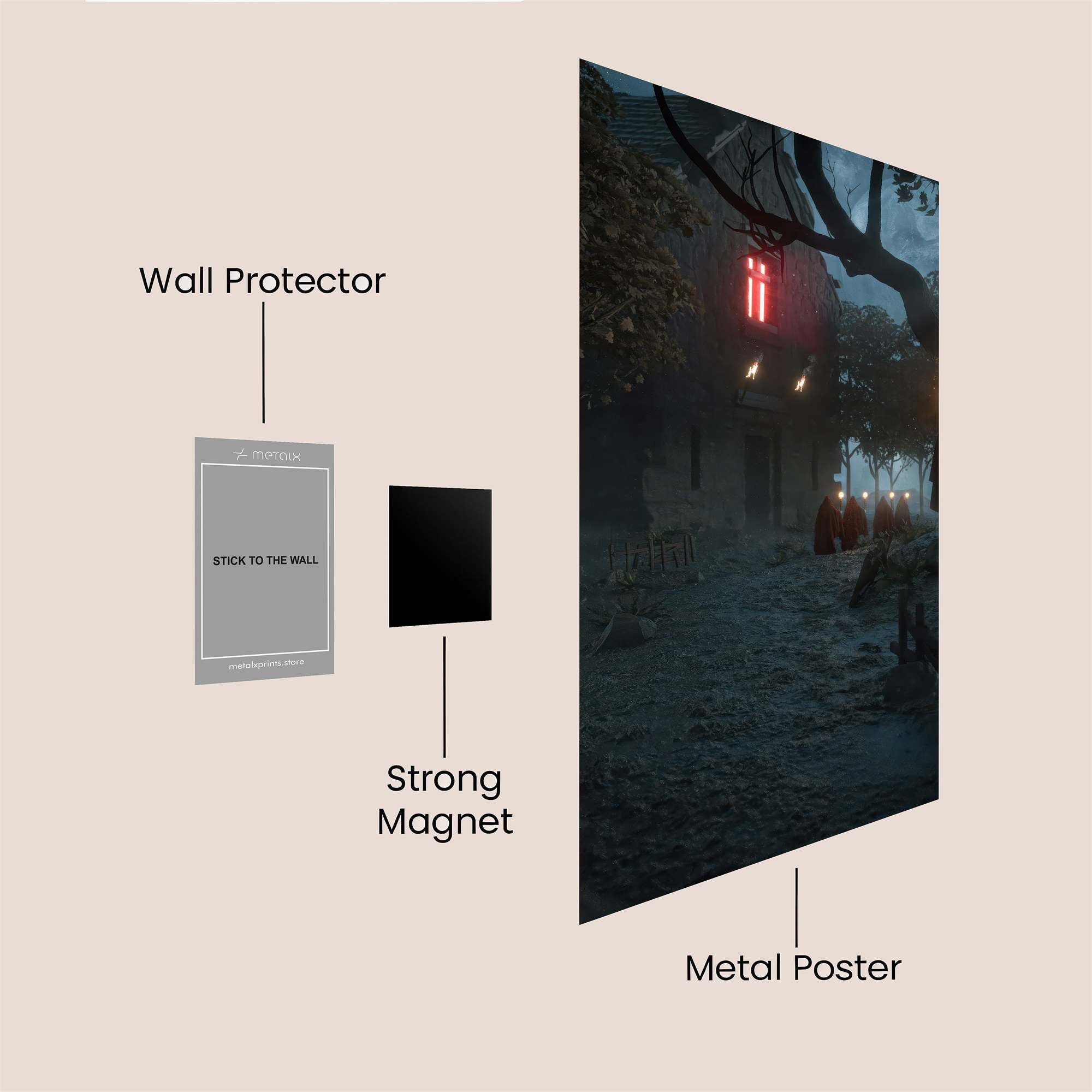 Cult Gathering Safe Wall Magnetic / M
