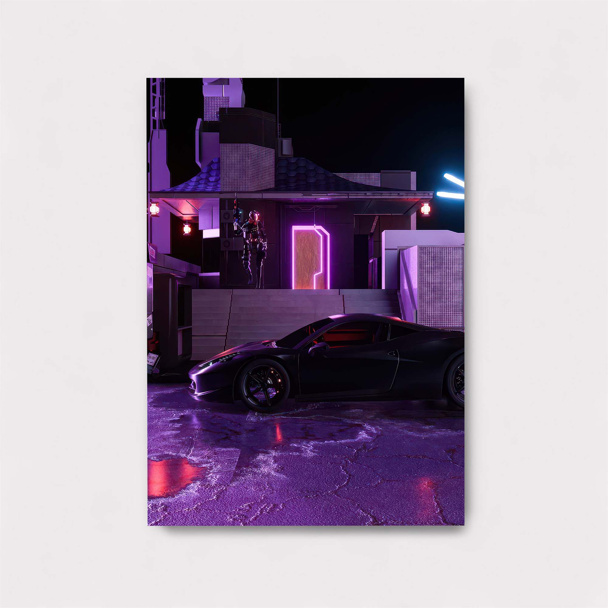 Neon Noir Safe Wall Magnetic / M