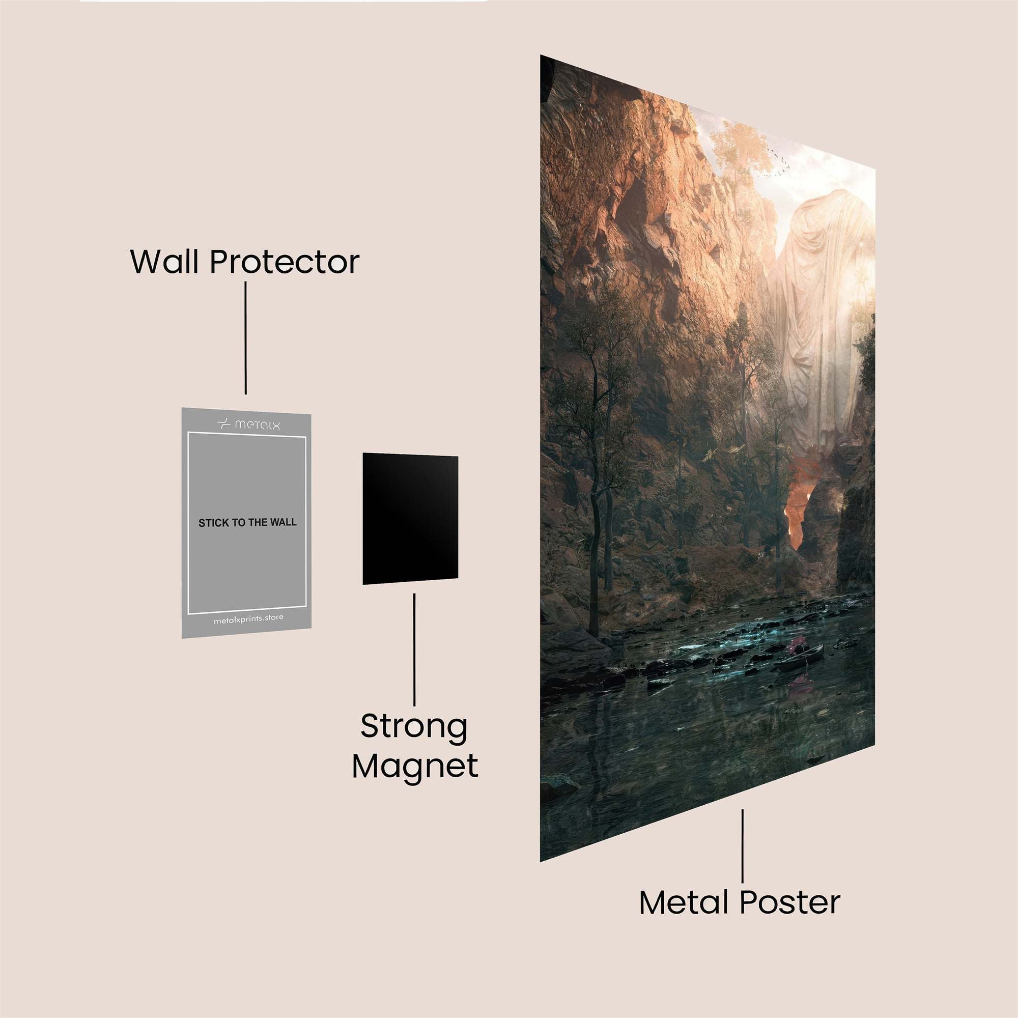 Canyon Serenity Safe Wall Magnetic / M