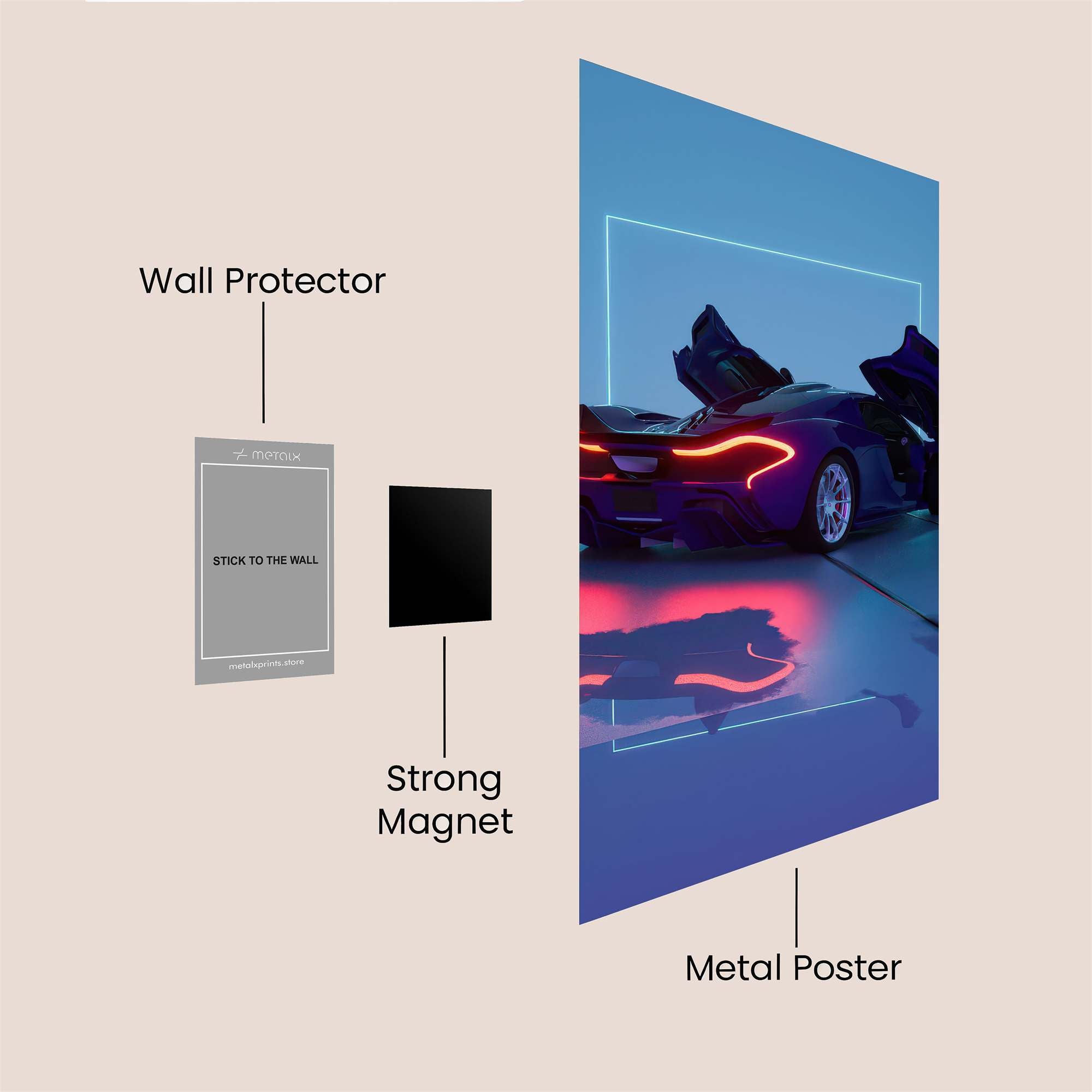 Pagani Passion Safe Wall Magnetic / M