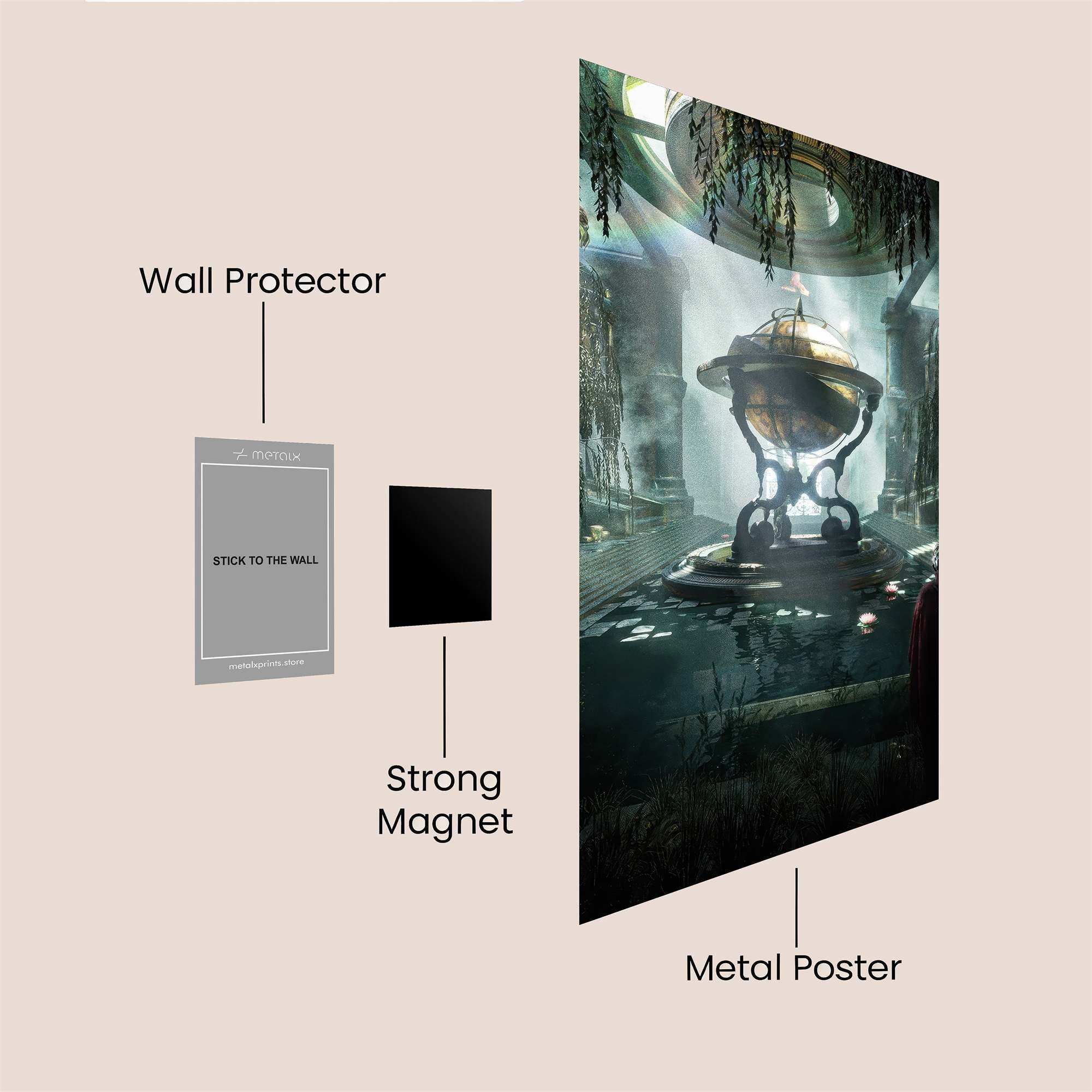 Asgardian Mystery Safe Wall Magnetic / M