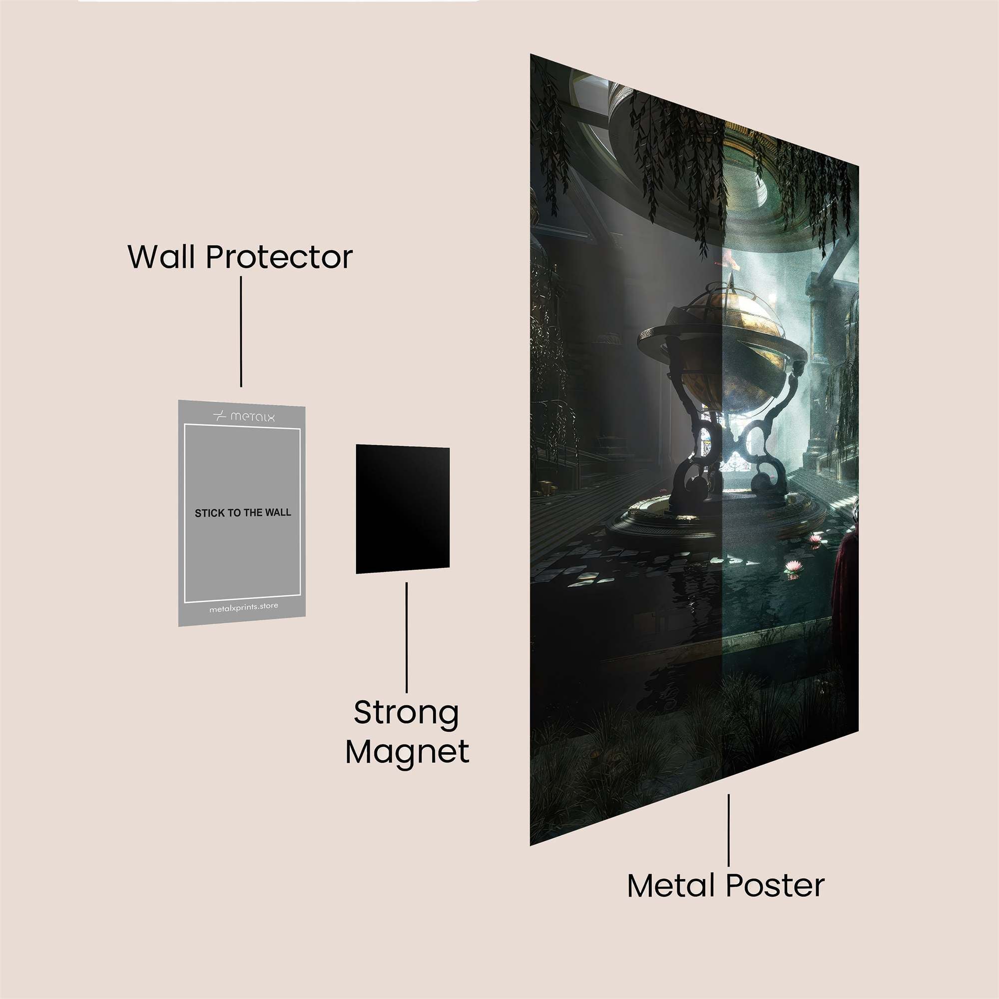 Throne Enigmatic Safe Wall Magnetic / M
