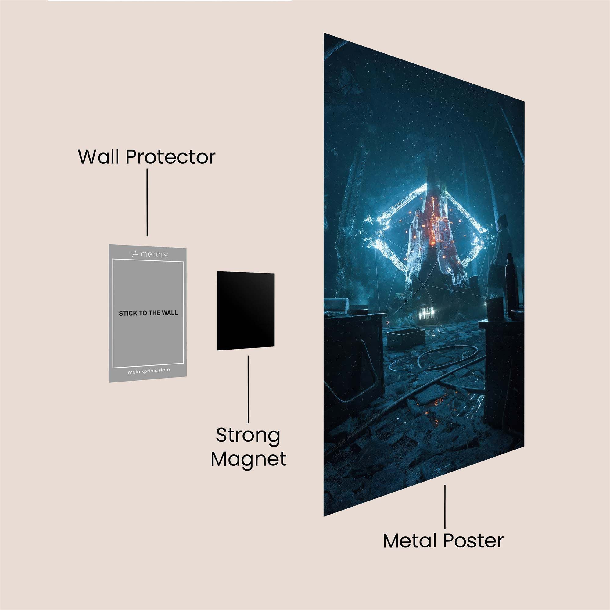 Portal Enigma Safe Wall Magnetic / M