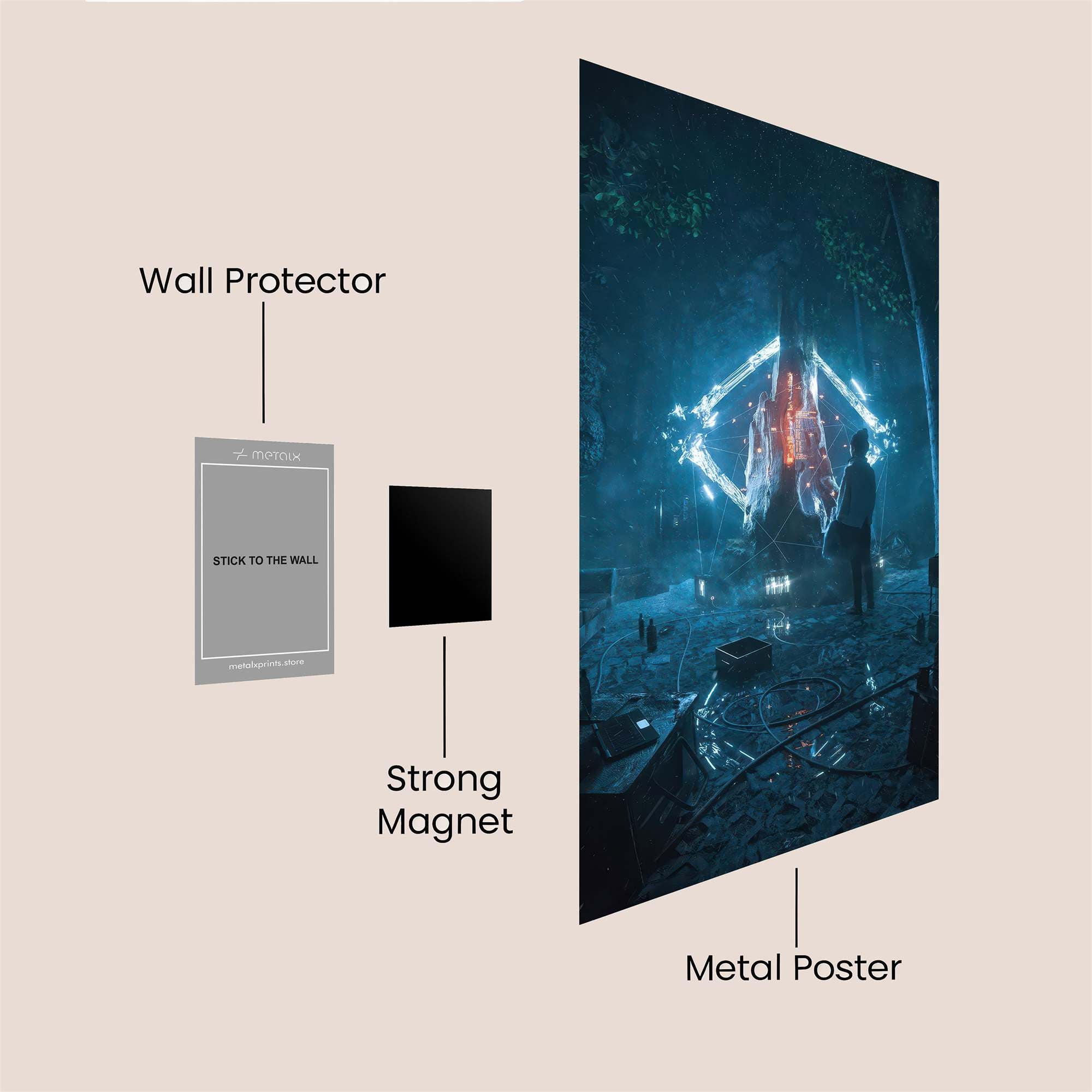 Portal Enigma Safe Wall Magnetic / M