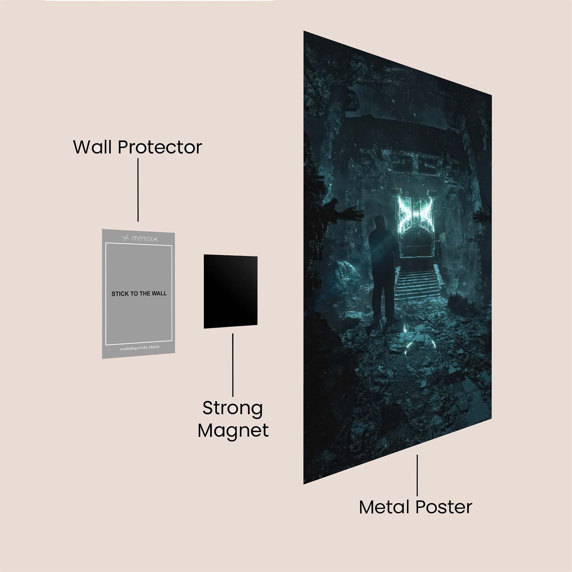 Portal Enigma Safe Wall Magnetic / M