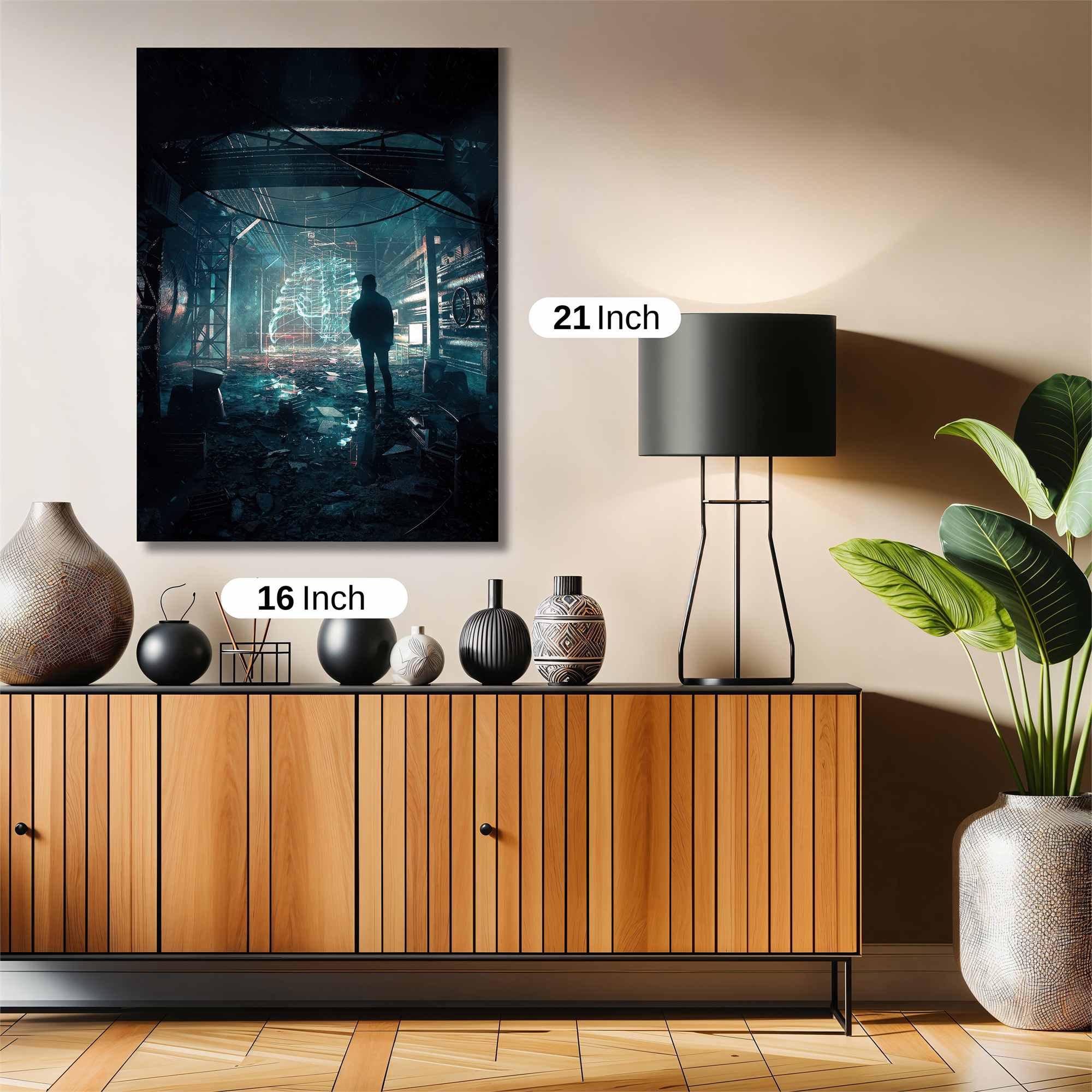 Cyber Desolation Safe Wall Magnetic / M