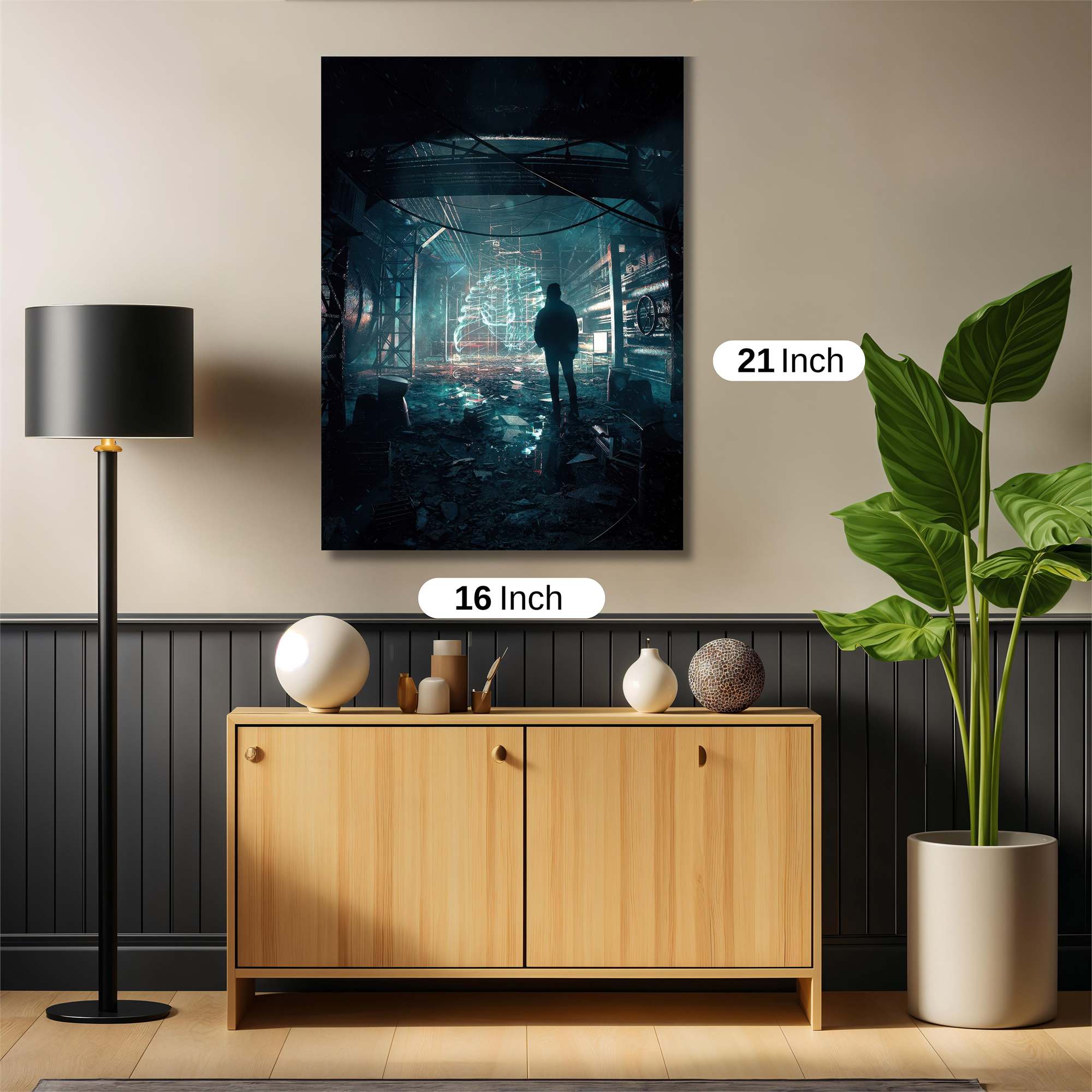 Cyber Desolation Safe Wall Magnetic / M