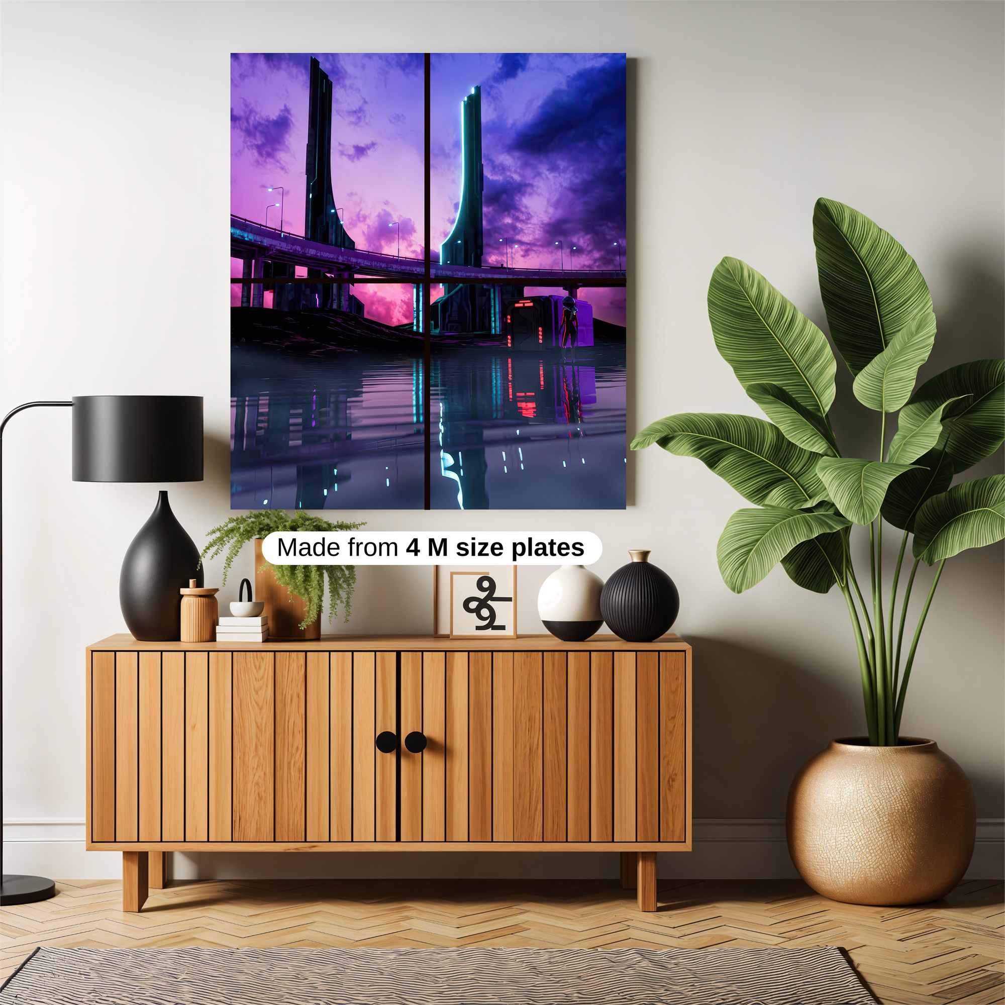 Neon Serenity Safe Wall Magnetic / M