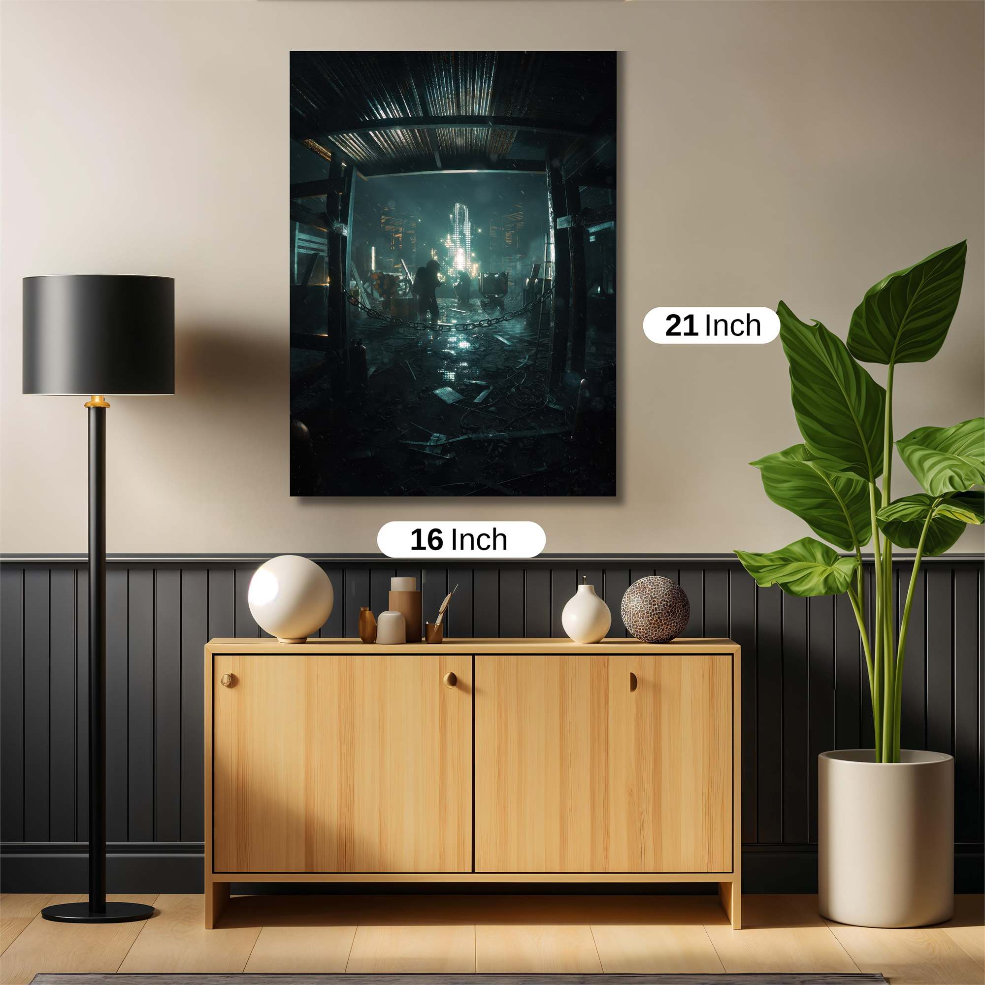 Apocalyptic Glow Safe Wall Magnetic / M