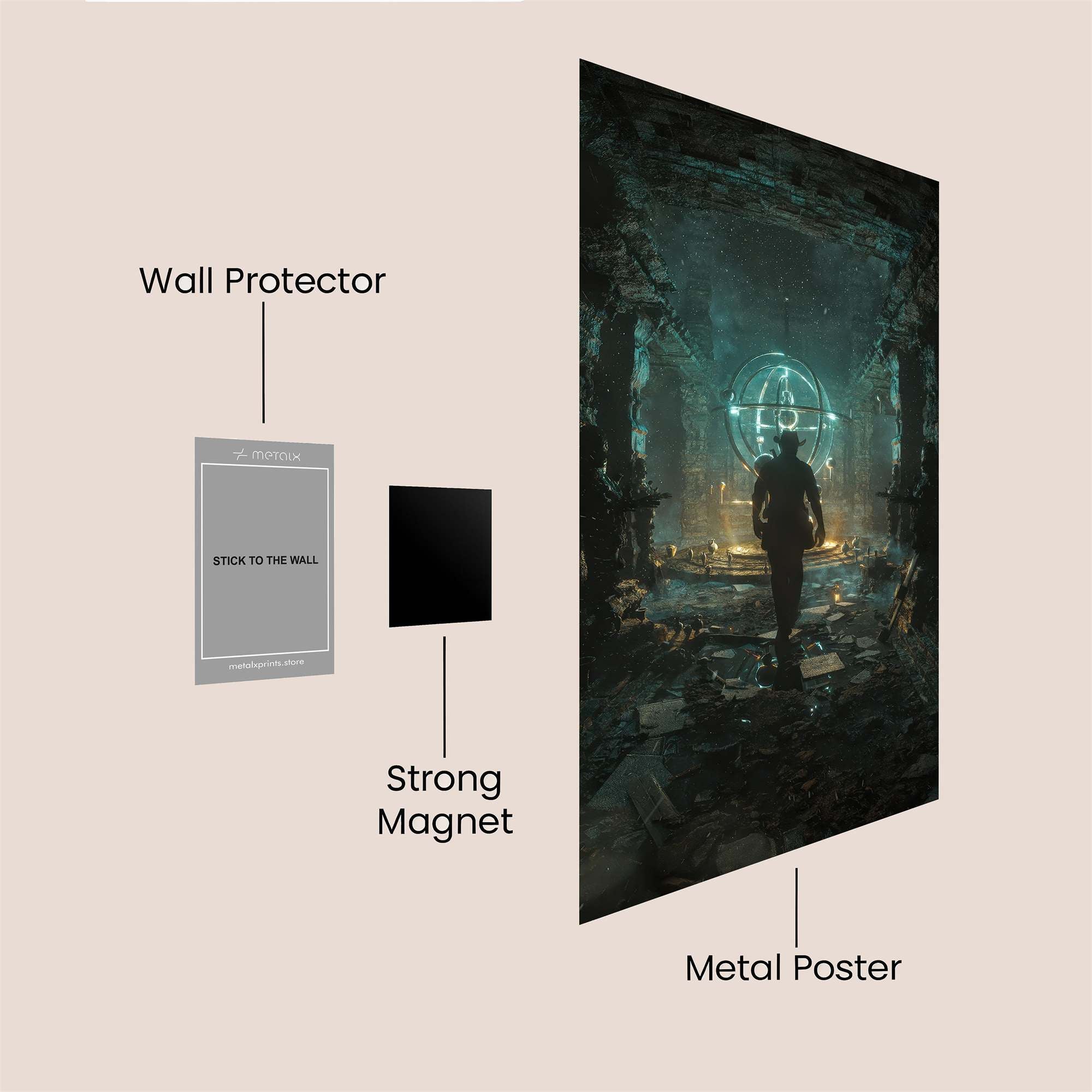 Portal Enigma Safe Wall Magnetic / M