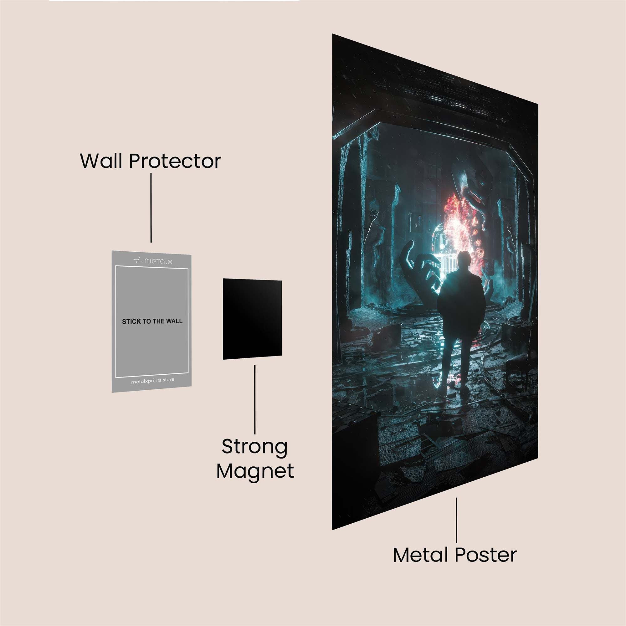 Portal Enigma Safe Wall Magnetic / M