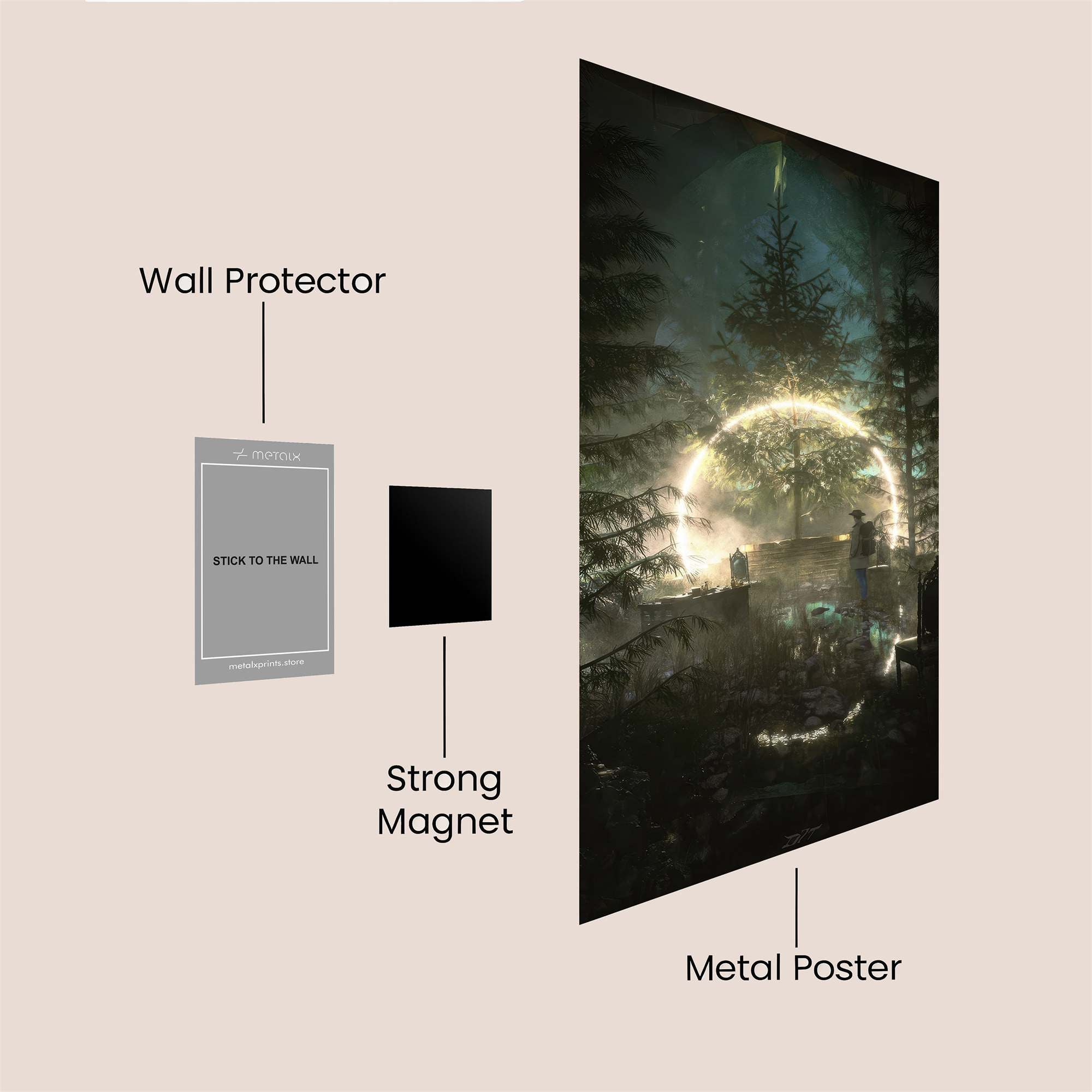 Portal Enigma Safe Wall Magnetic / M