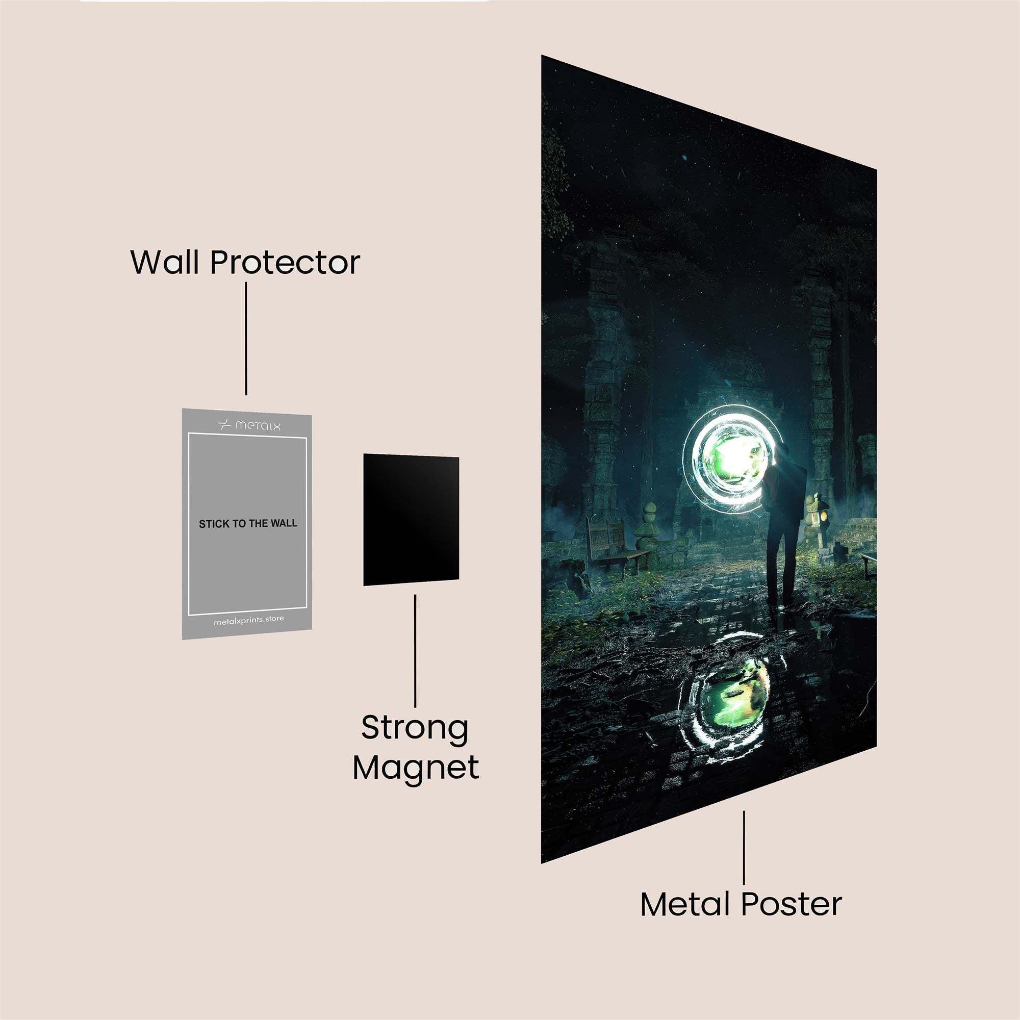 Portal Enigma Safe Wall Magnetic / M