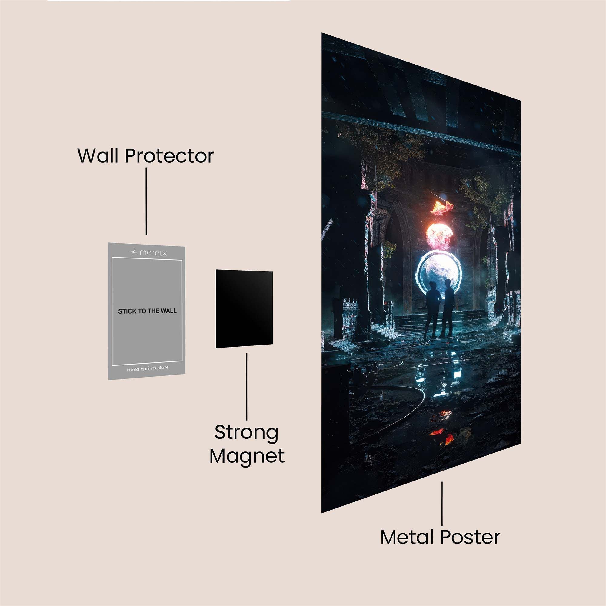 Portal Enigma Safe Wall Magnetic / M