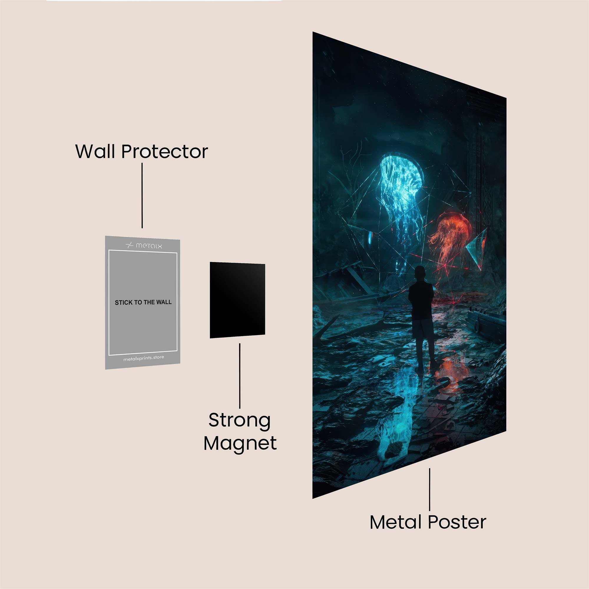 Portal Enigma Safe Wall Magnetic / M