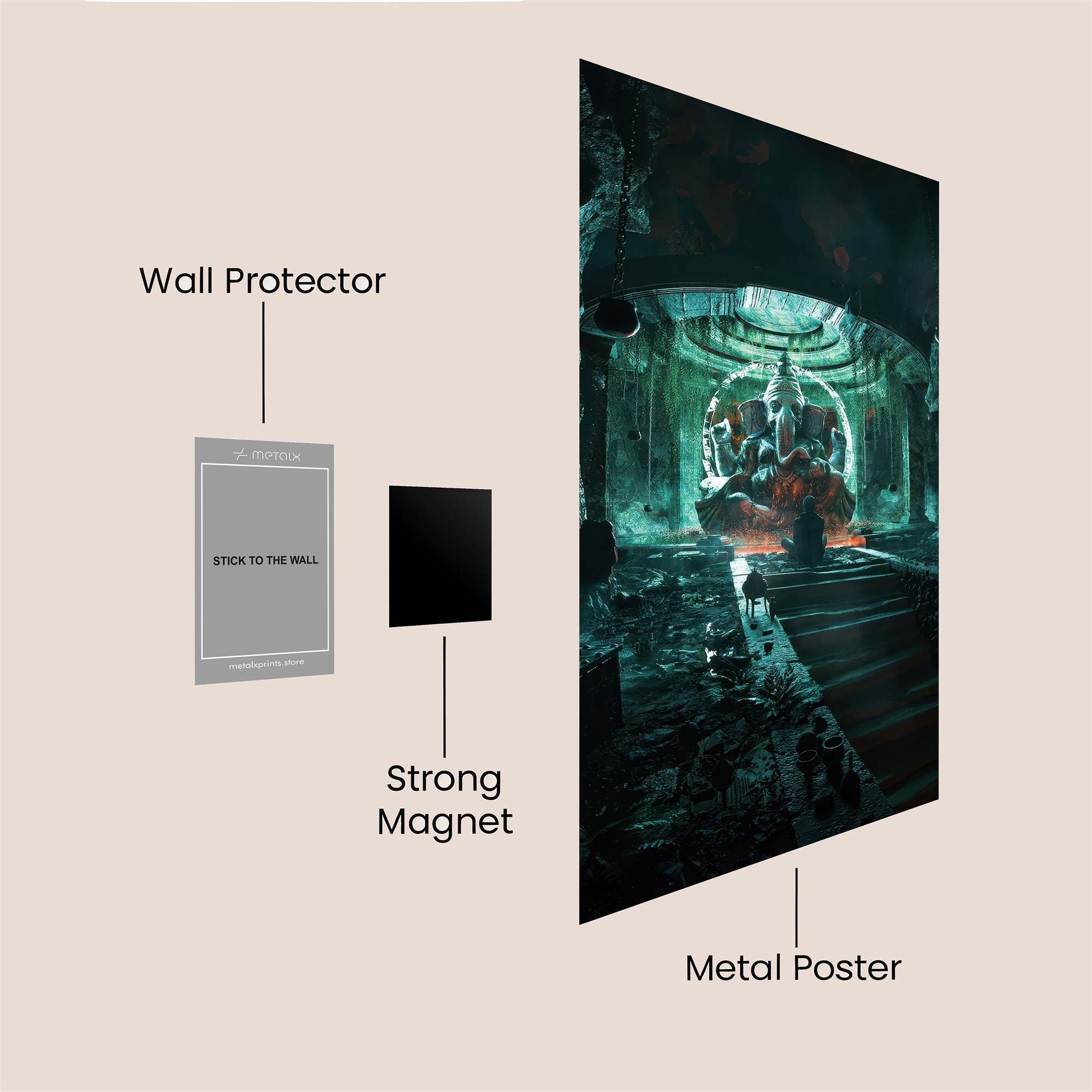 Ganesha Enigma Safe Wall Magnetic / M