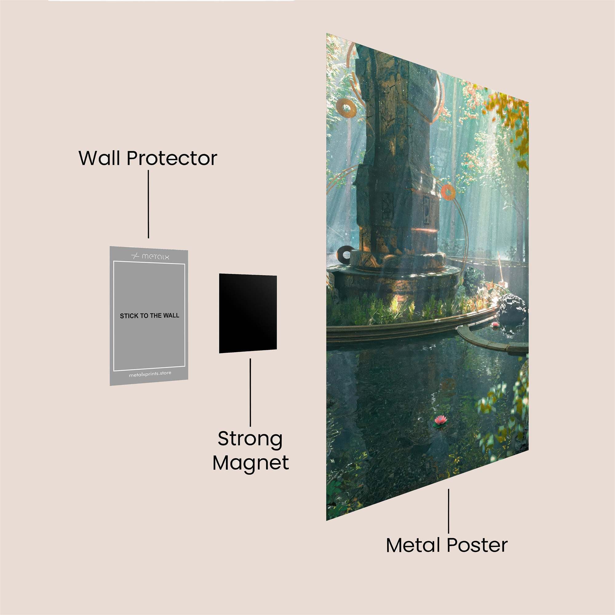 Forest Enigma Safe Wall Magnetic / M