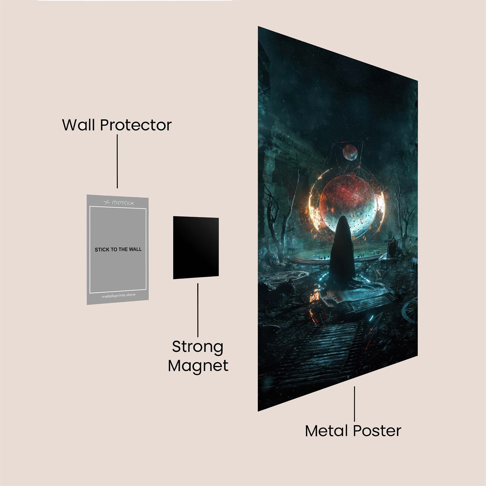 Portal Enigma Safe Wall Magnetic / M
