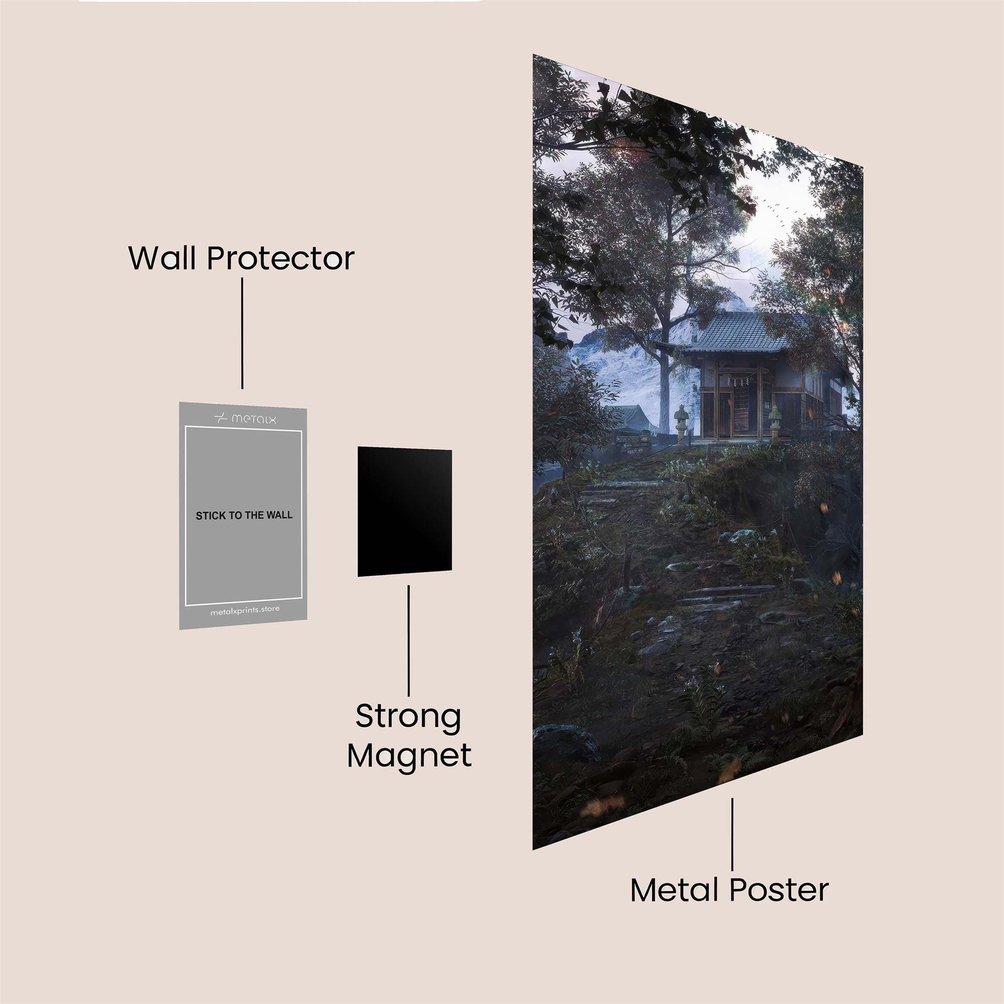 Cabin Serenity Safe Wall Magnetic / M