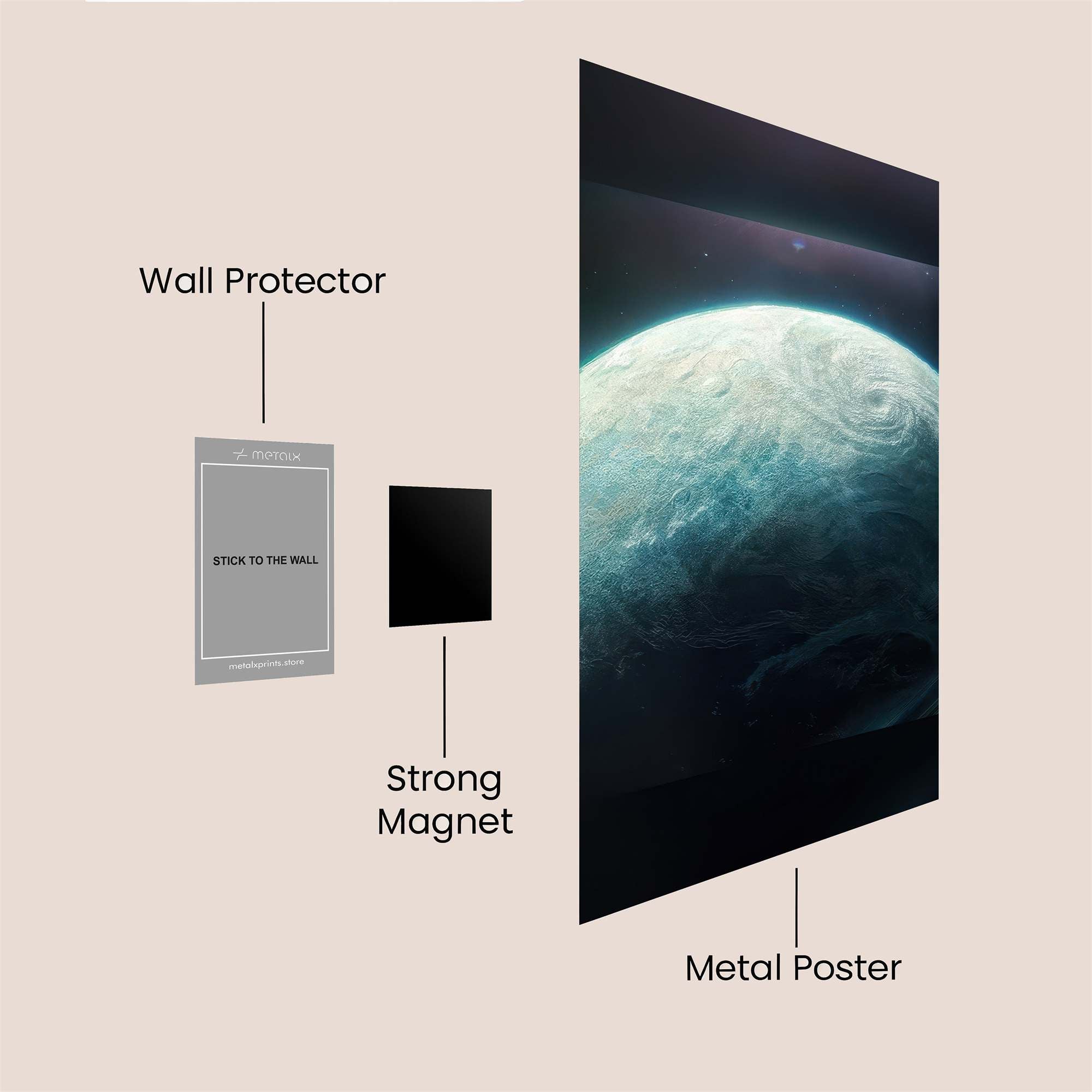 Monolith Mystery Safe Wall Magnetic / M