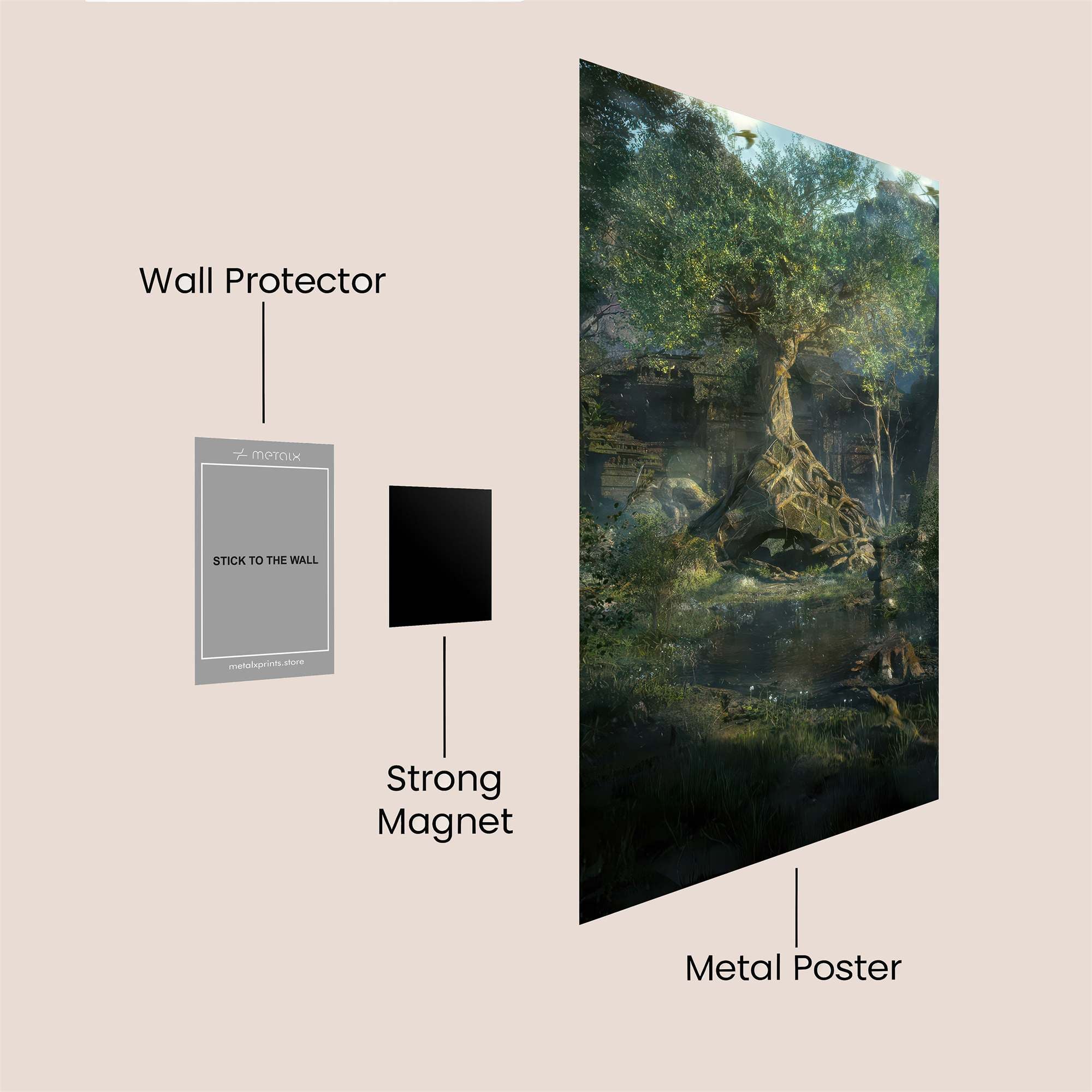Treehaven Enigma Safe Wall Magnetic / M