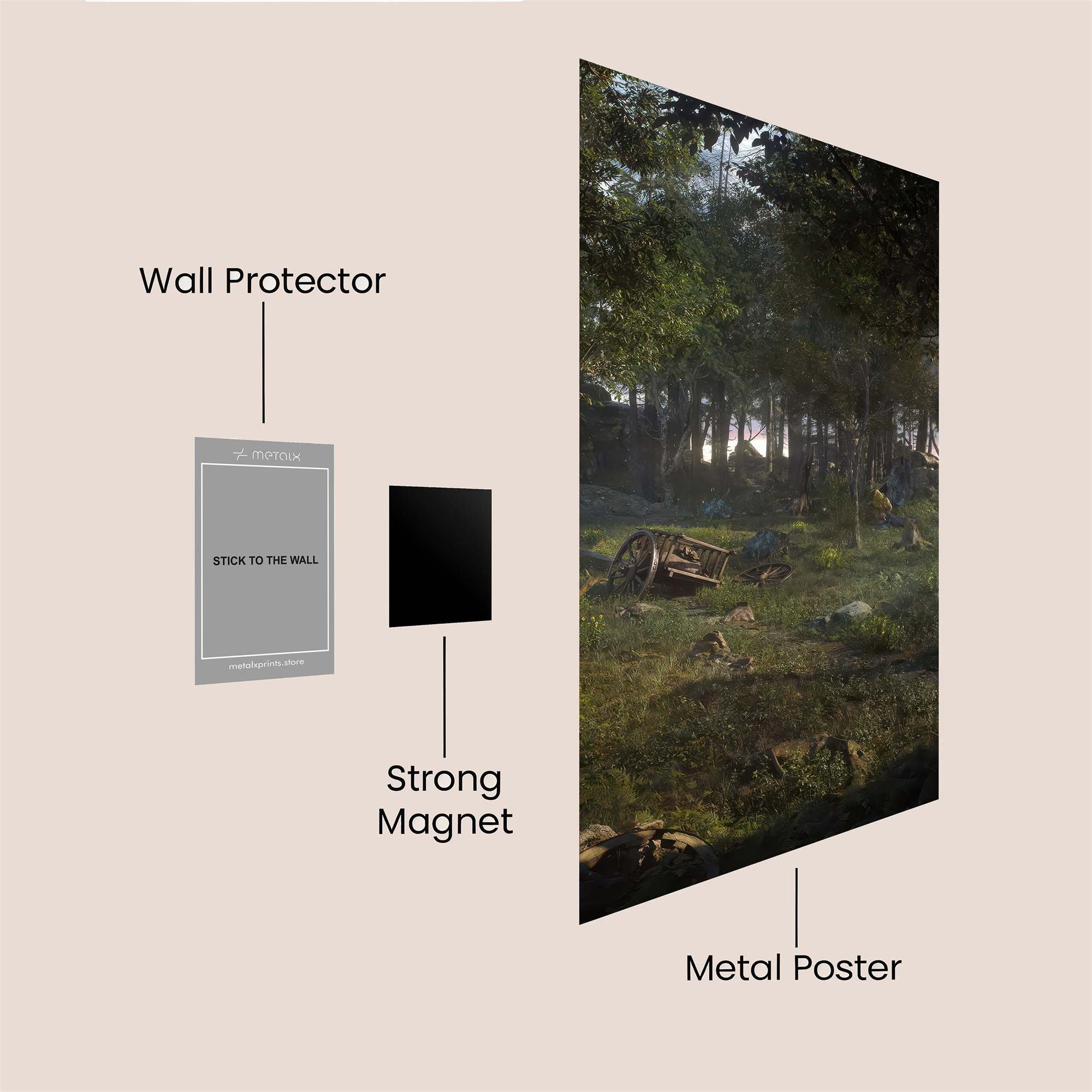Forest Whisper Safe Wall Magnetic / M