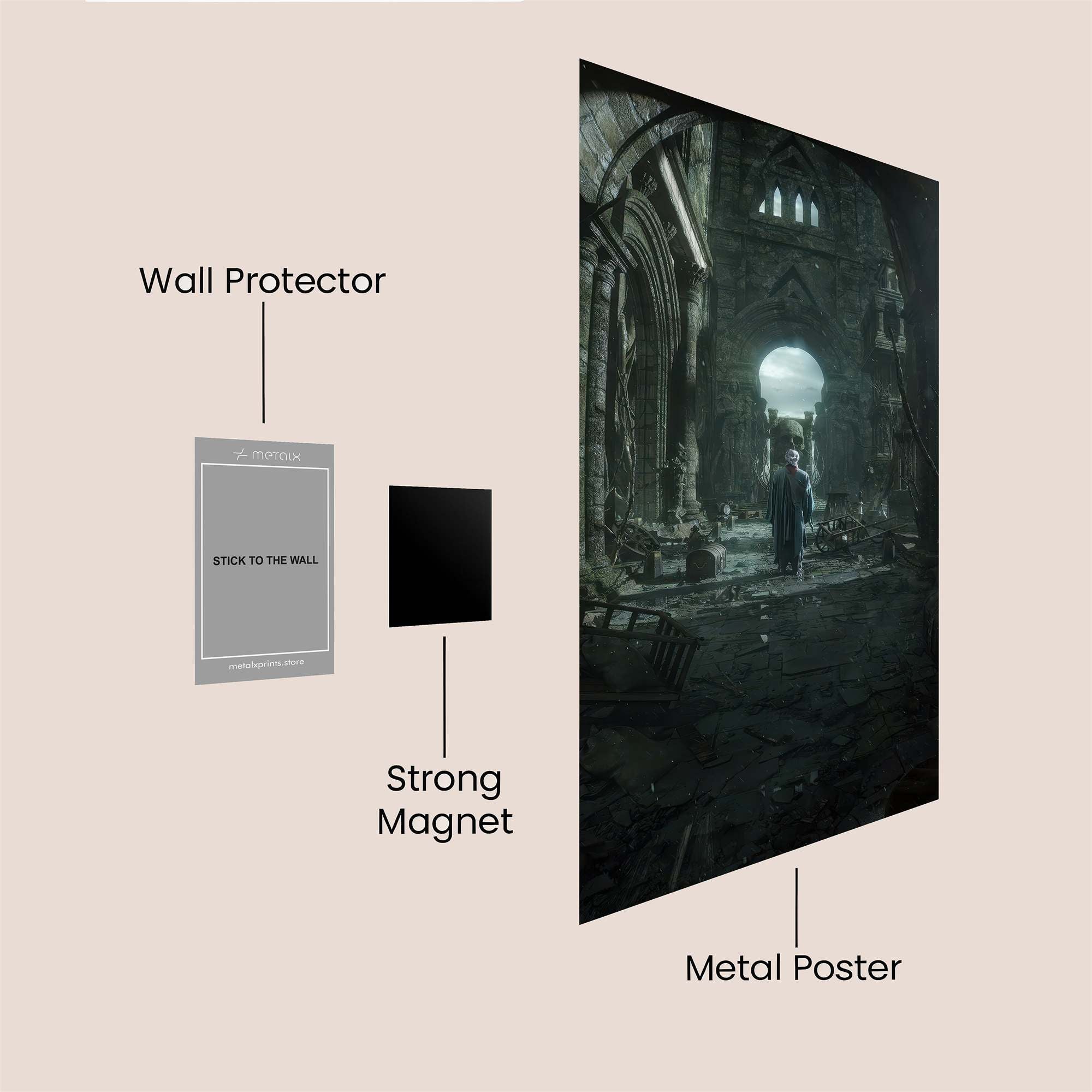 Ruined Serenity Safe Wall Magnetic / M