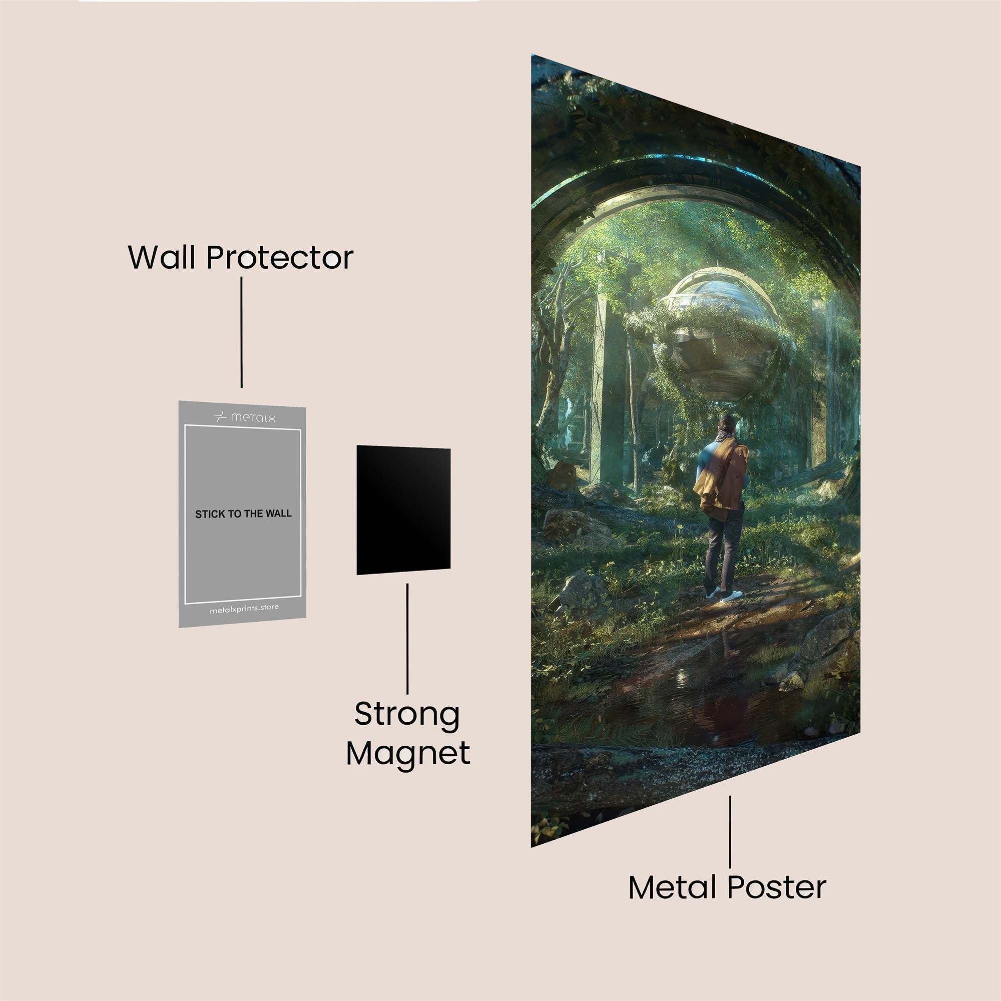 Sphere Enigma Safe Wall Magnetic / M