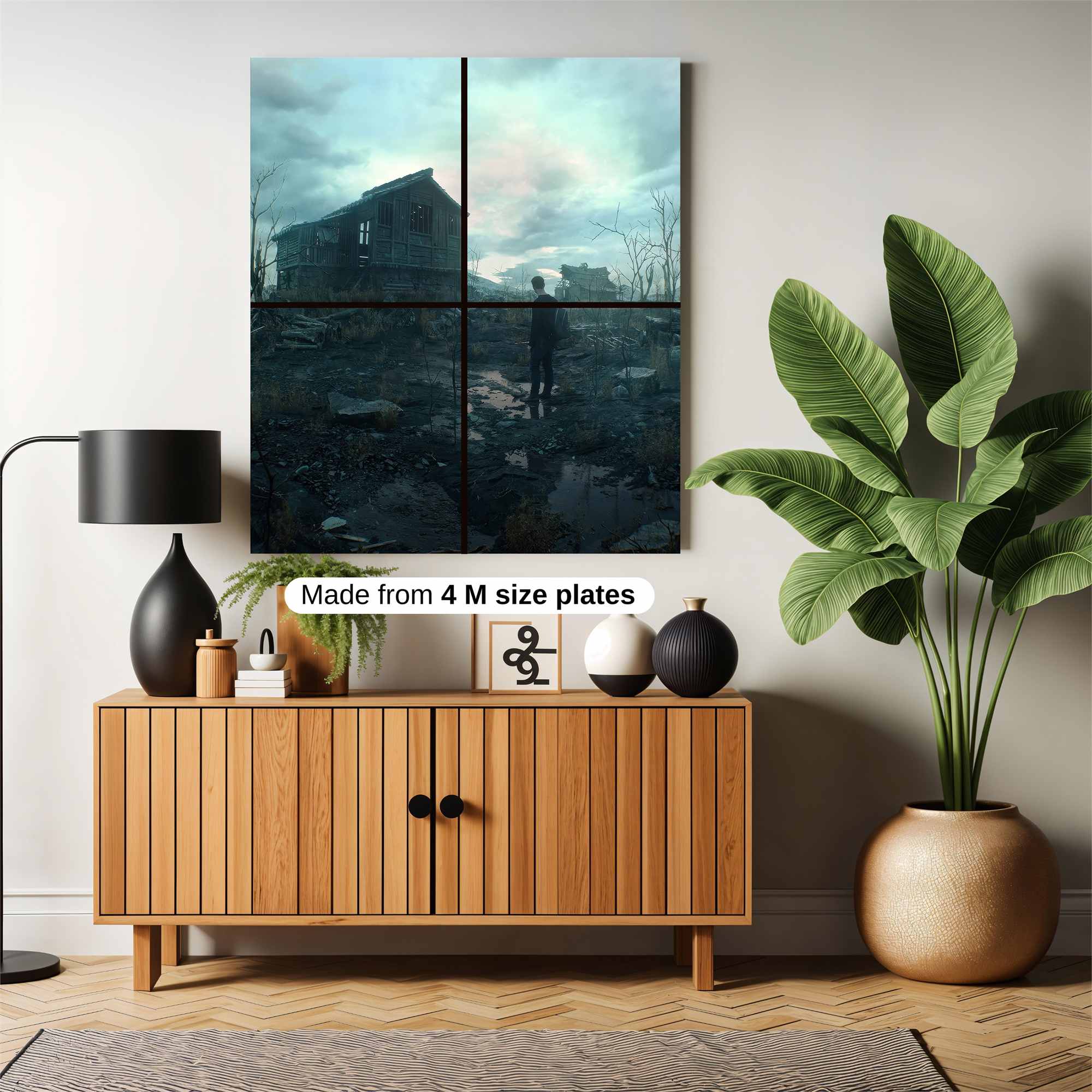 Cabin Desolation Safe Wall Magnetic / M