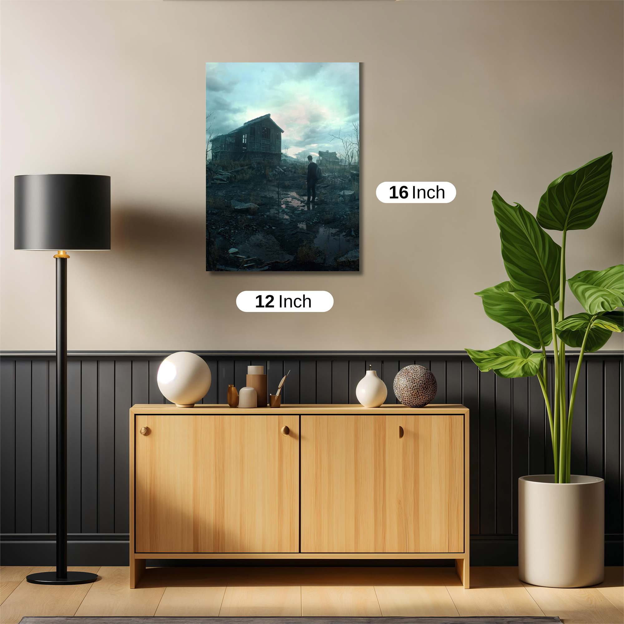 Cabin Desolation Safe Wall Magnetic / M
