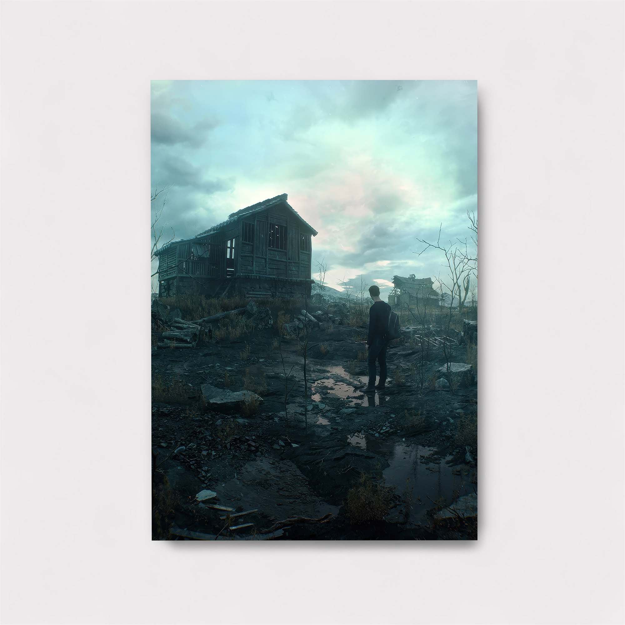 Cabin Desolation Safe Wall Magnetic / M