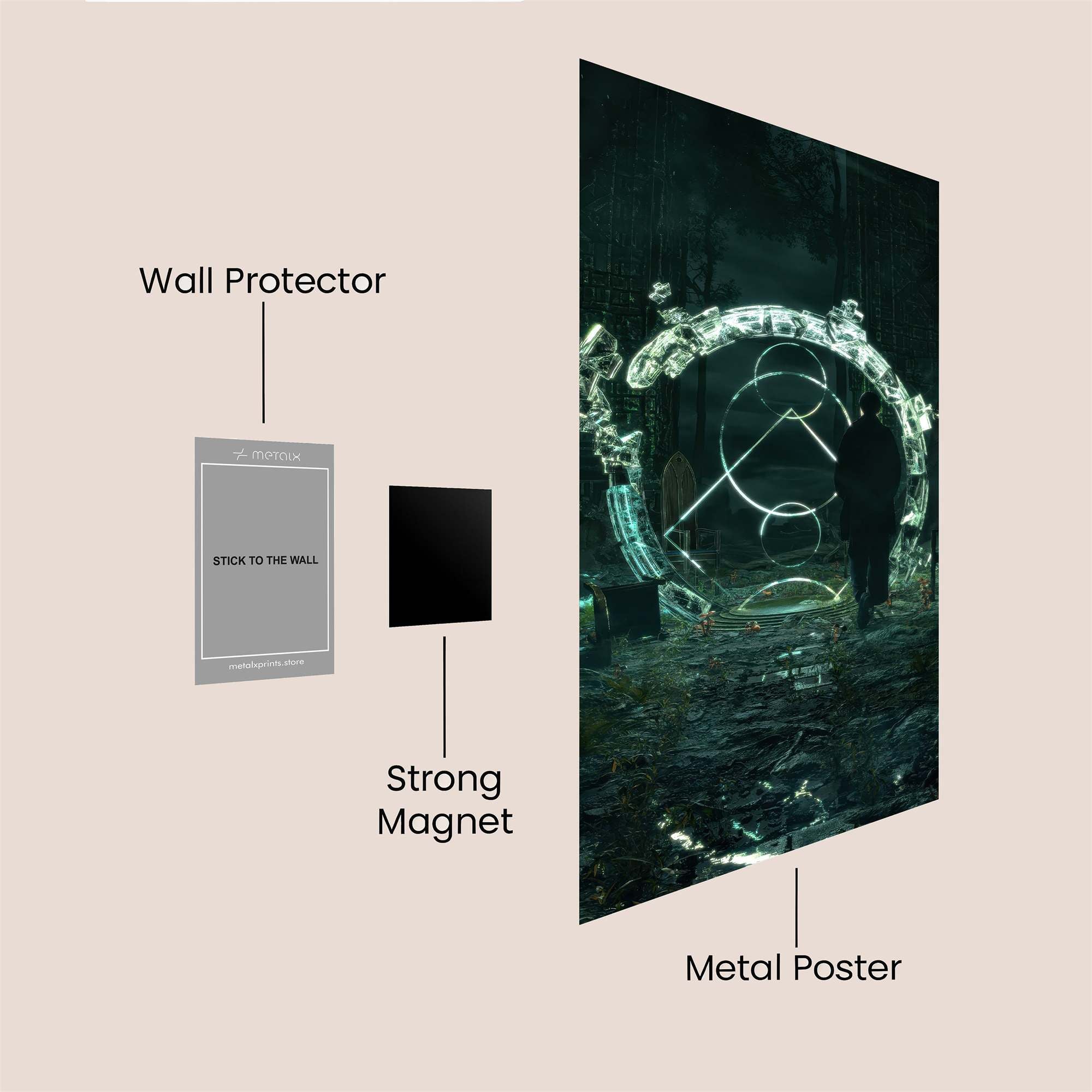 Portal Enigma Safe Wall Magnetic / M