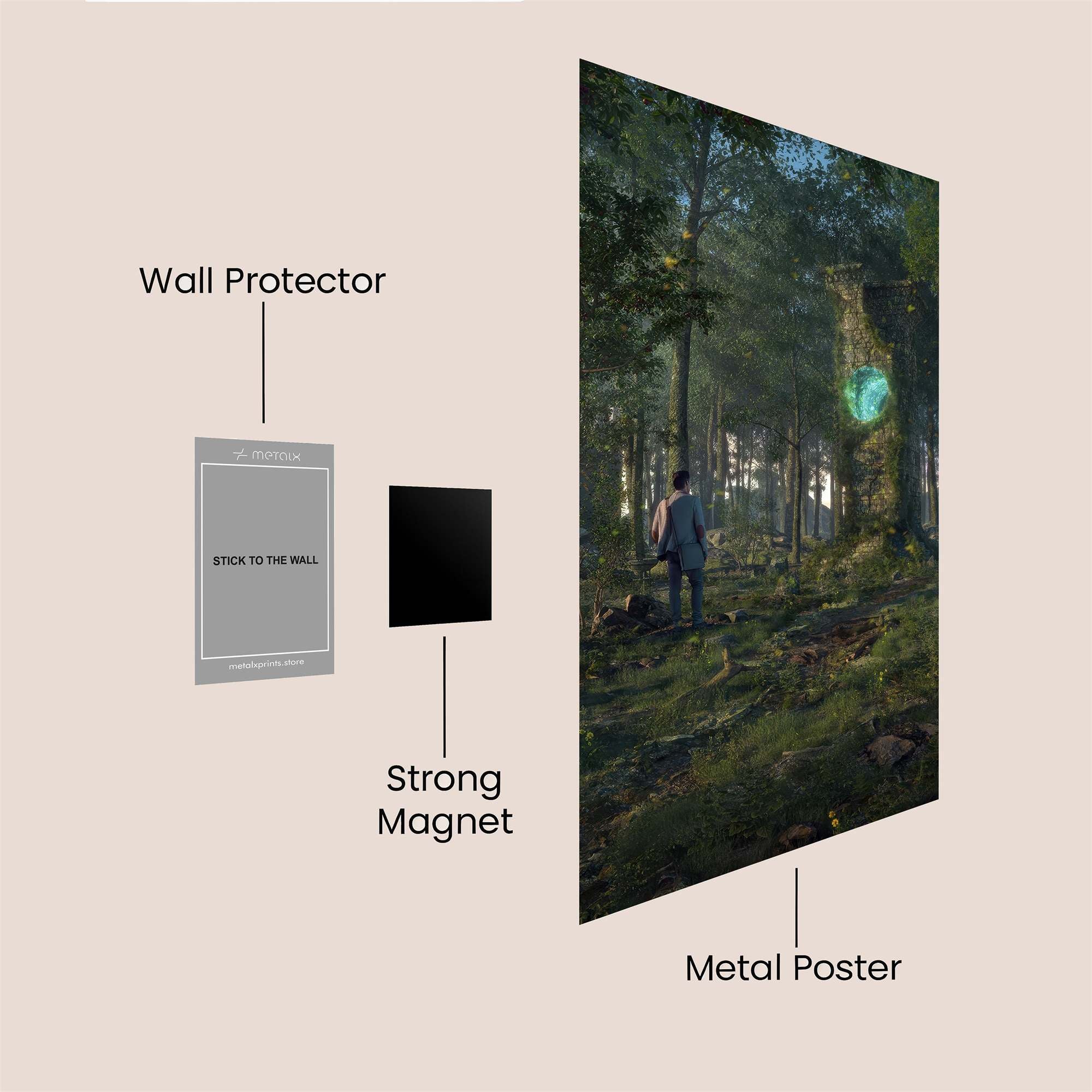 Mystic Enigma Safe Wall Magnetic / M