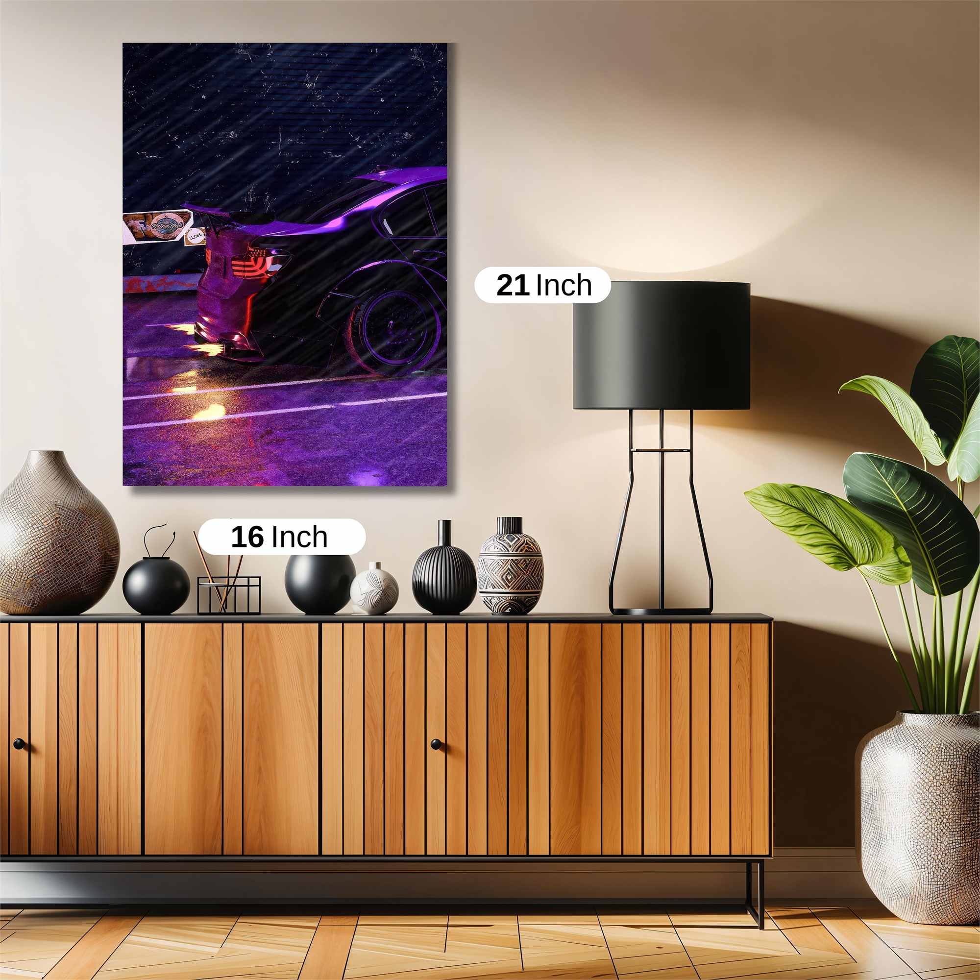 Neon Collision Safe Wall Magnetic / M