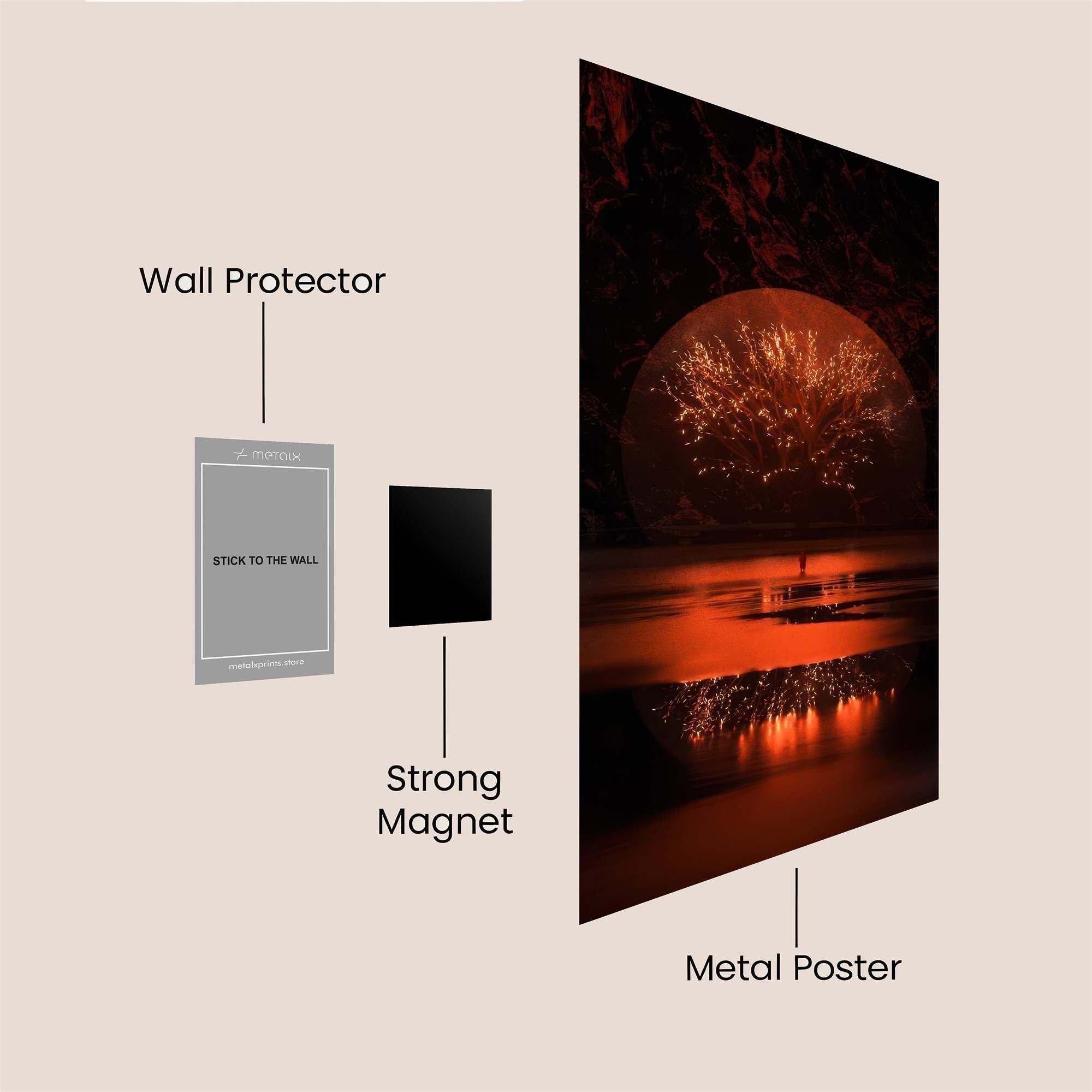 Tree Dream Safe Wall Magnetic / M
