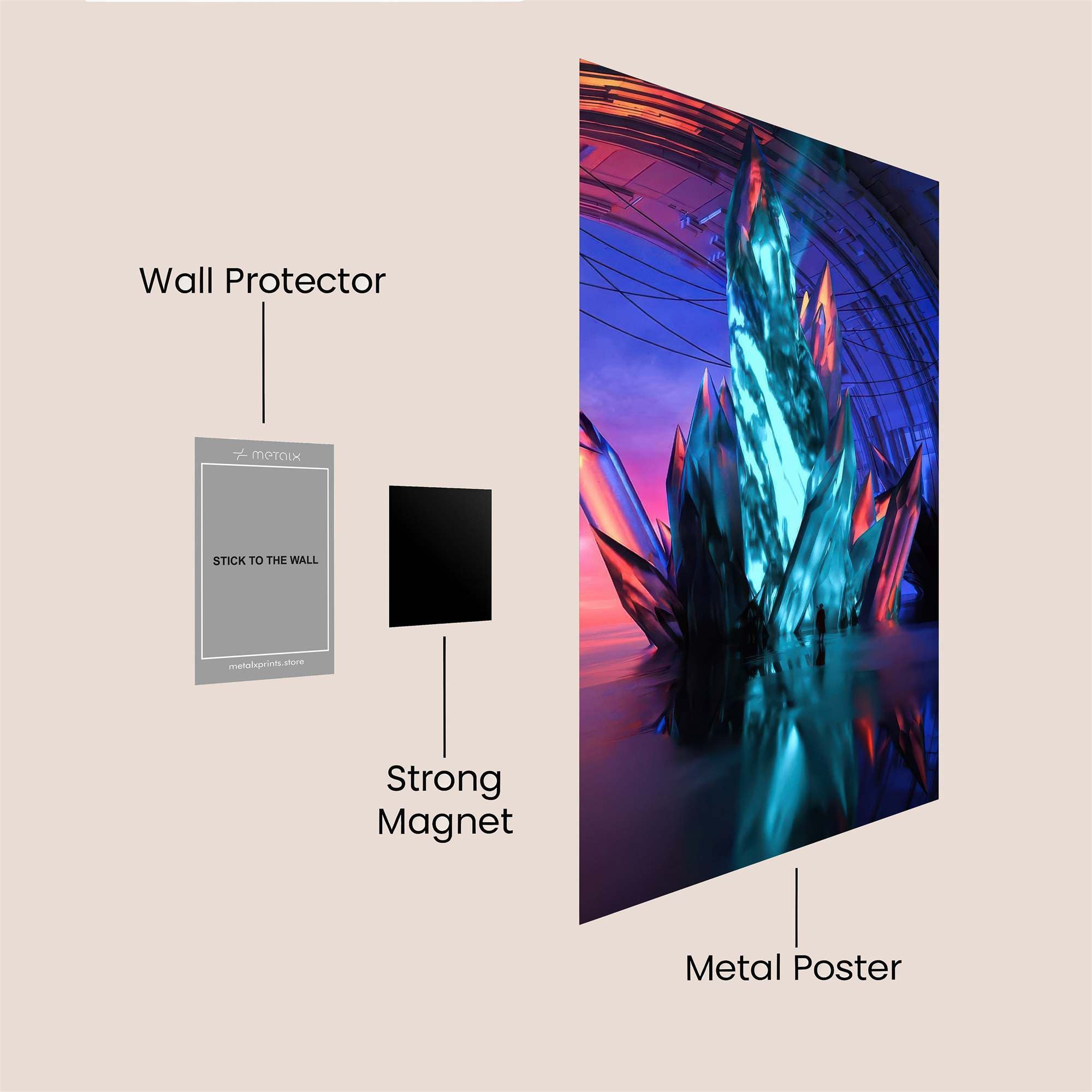 Crystal Dream Safe Wall Magnetic / M