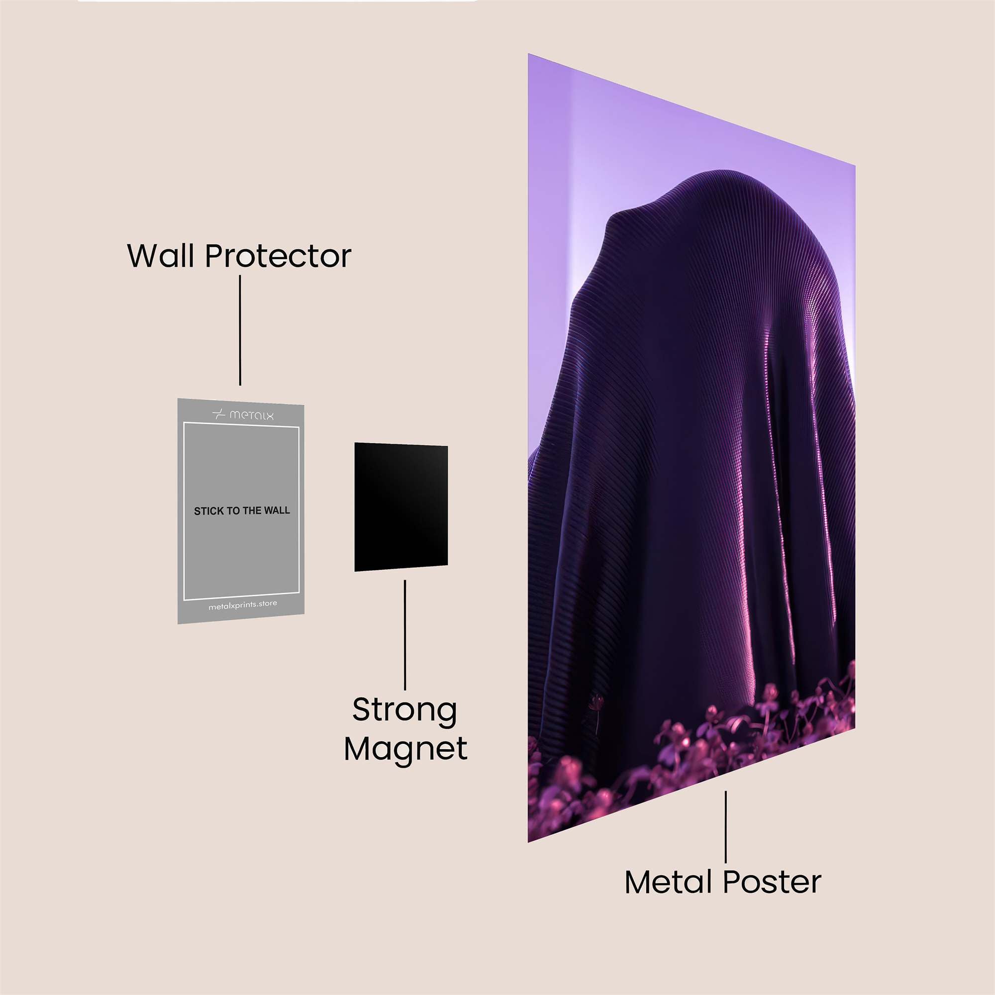 Veil Serenity Safe Wall Magnetic / M