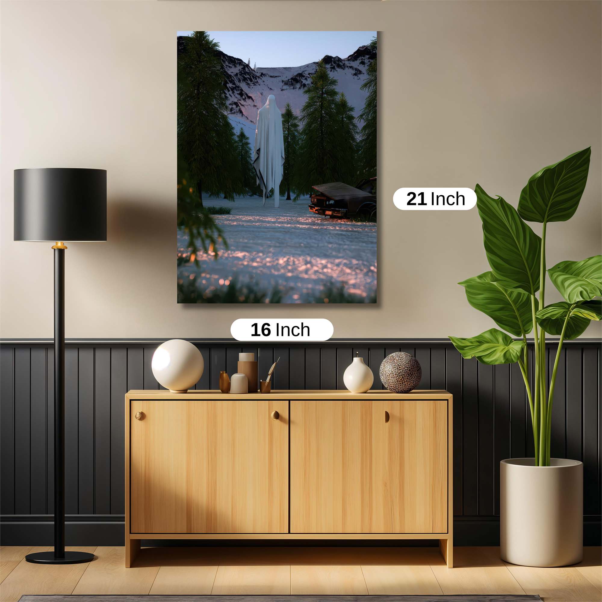 Ghostly Serenity Safe Wall Magnetic / M