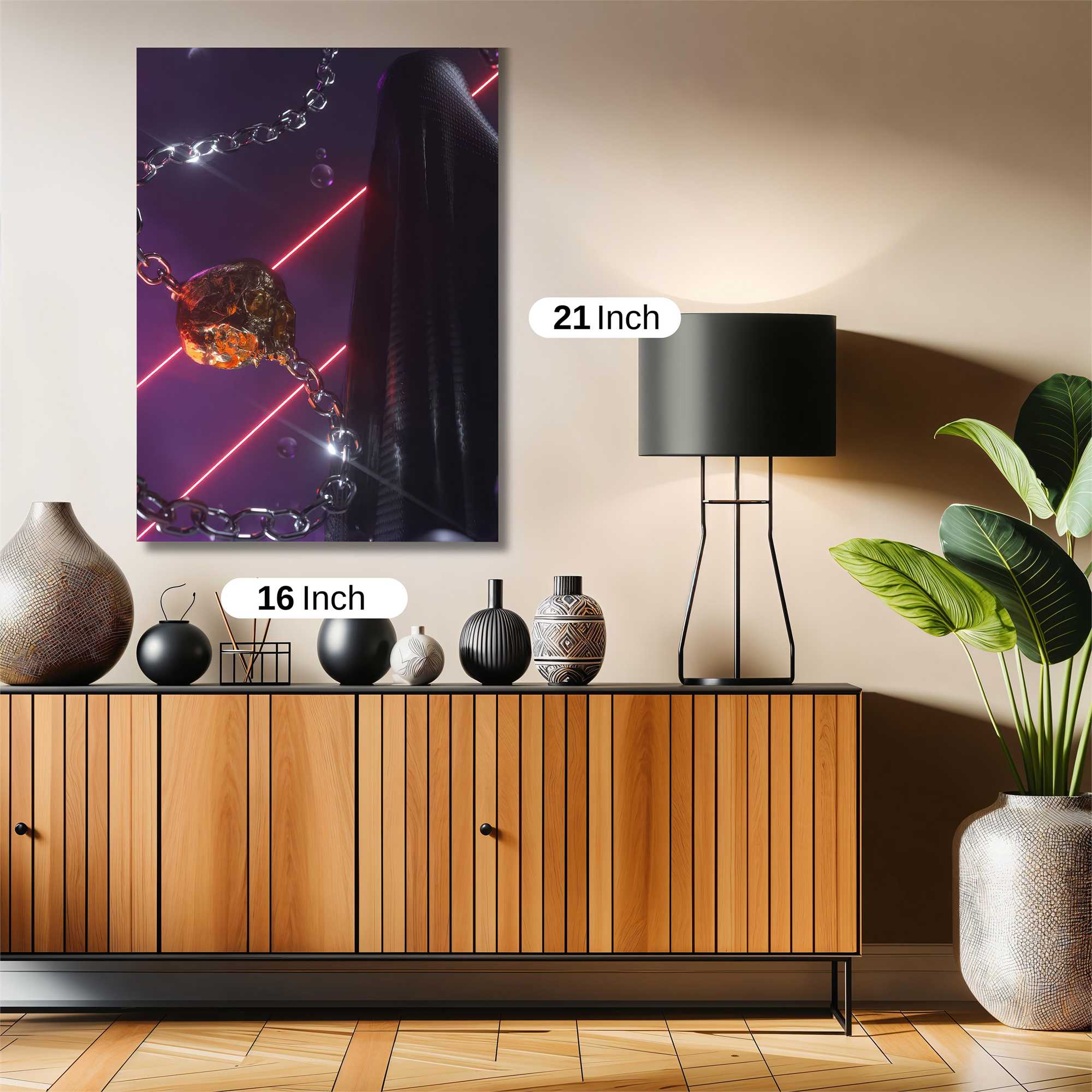 Skull Enigma Safe Wall Magnetic / M