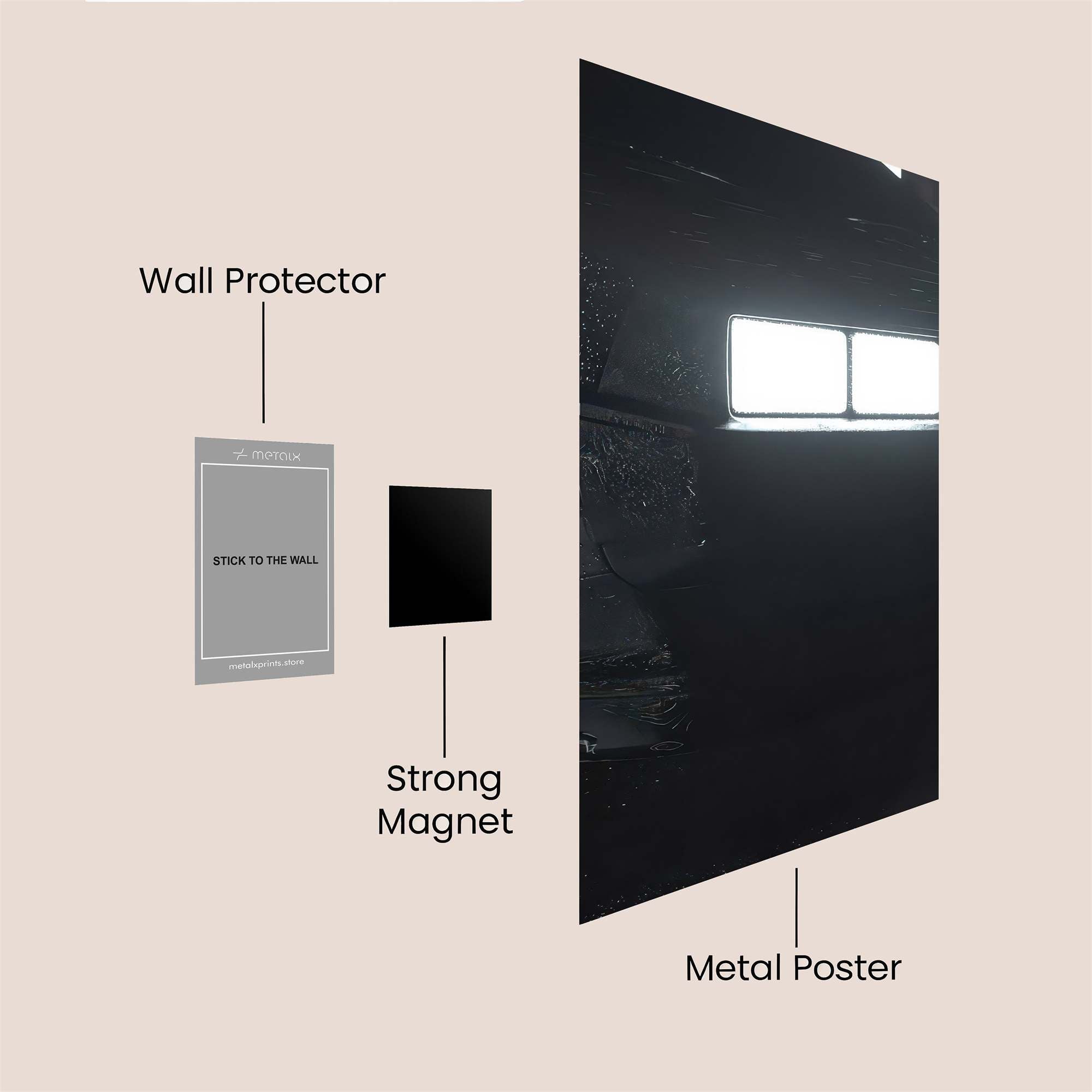 Monk's Serenity Safe Wall Magnetic / M