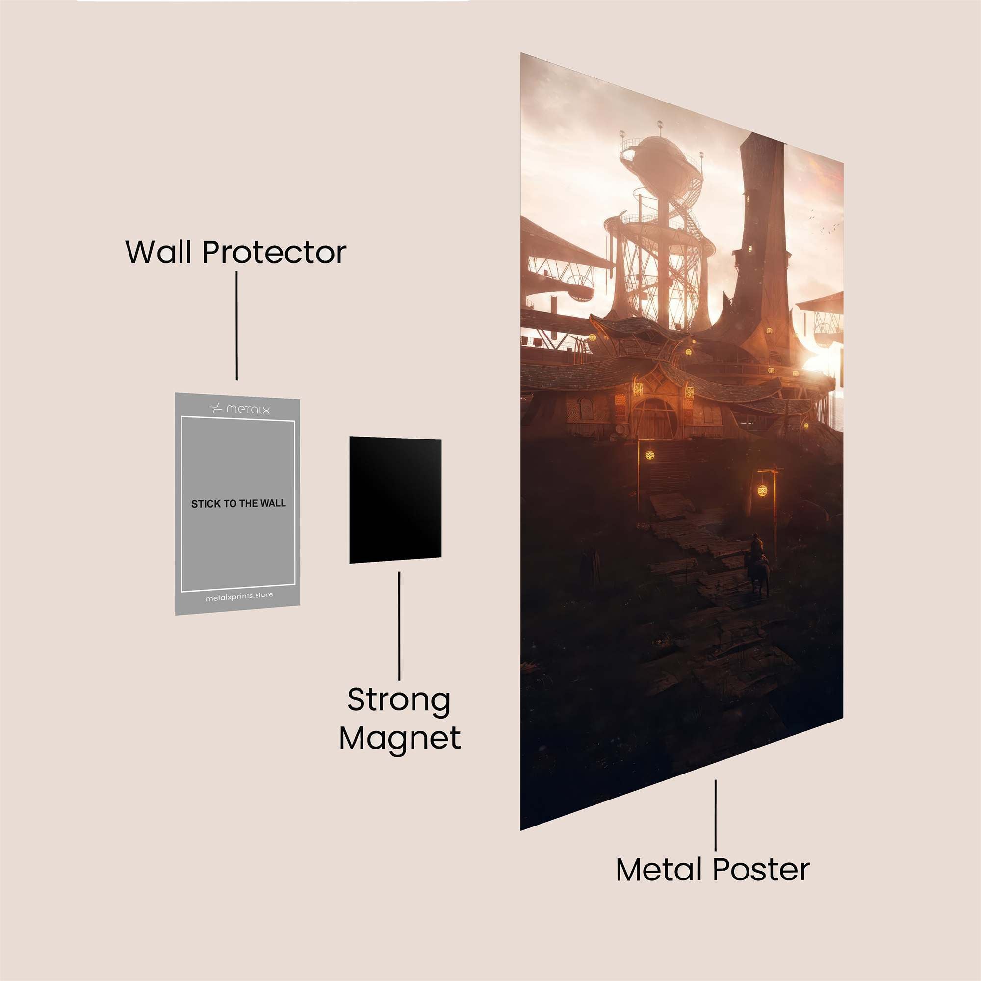 Outpost Dawn Safe Wall Magnetic / M