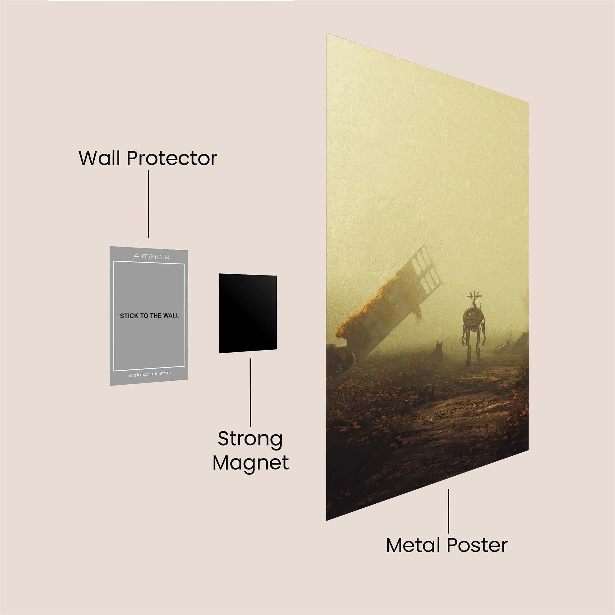 DeerApocalypse Safe Wall Magnetic / M