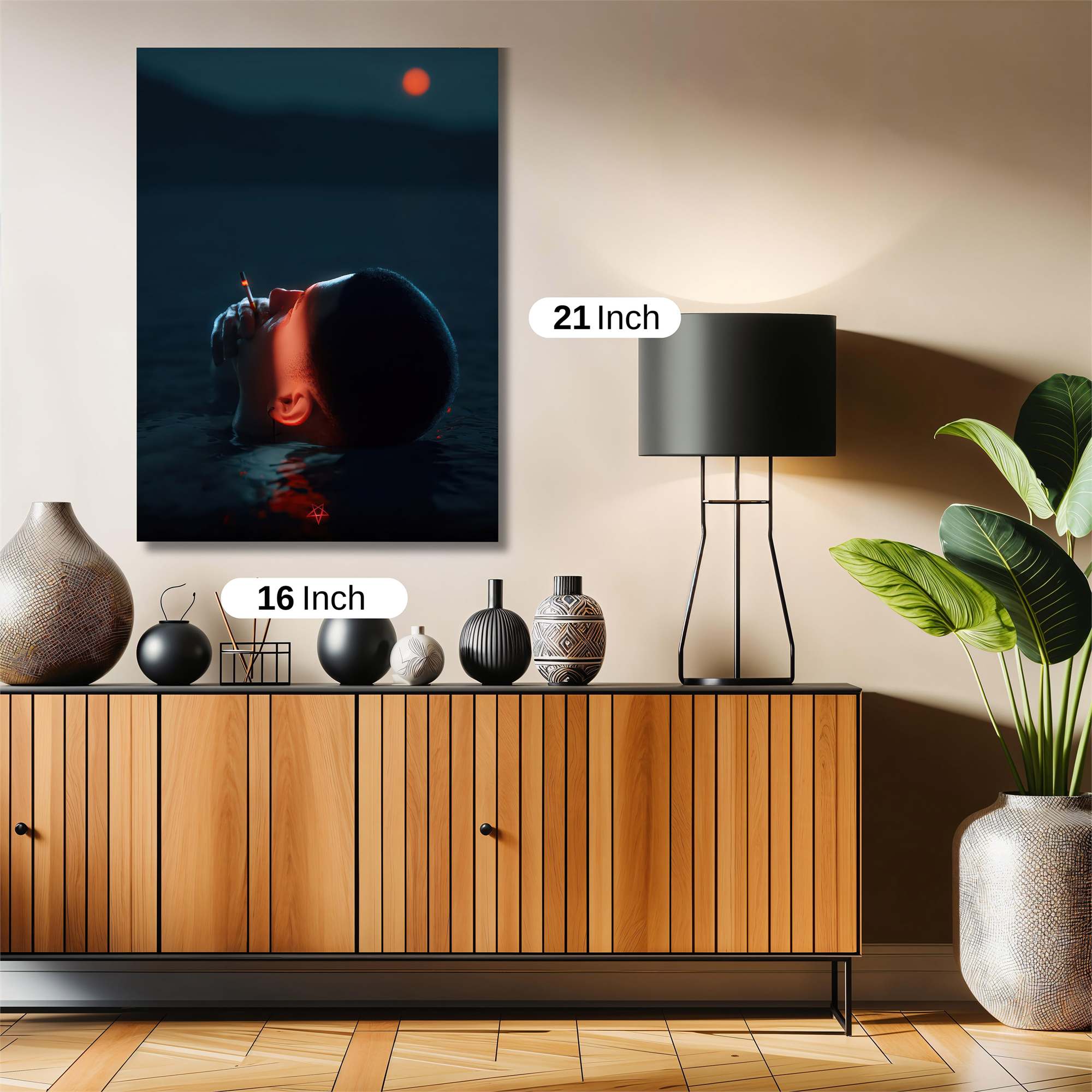 Sunset Solitude Safe Wall Magnetic / M