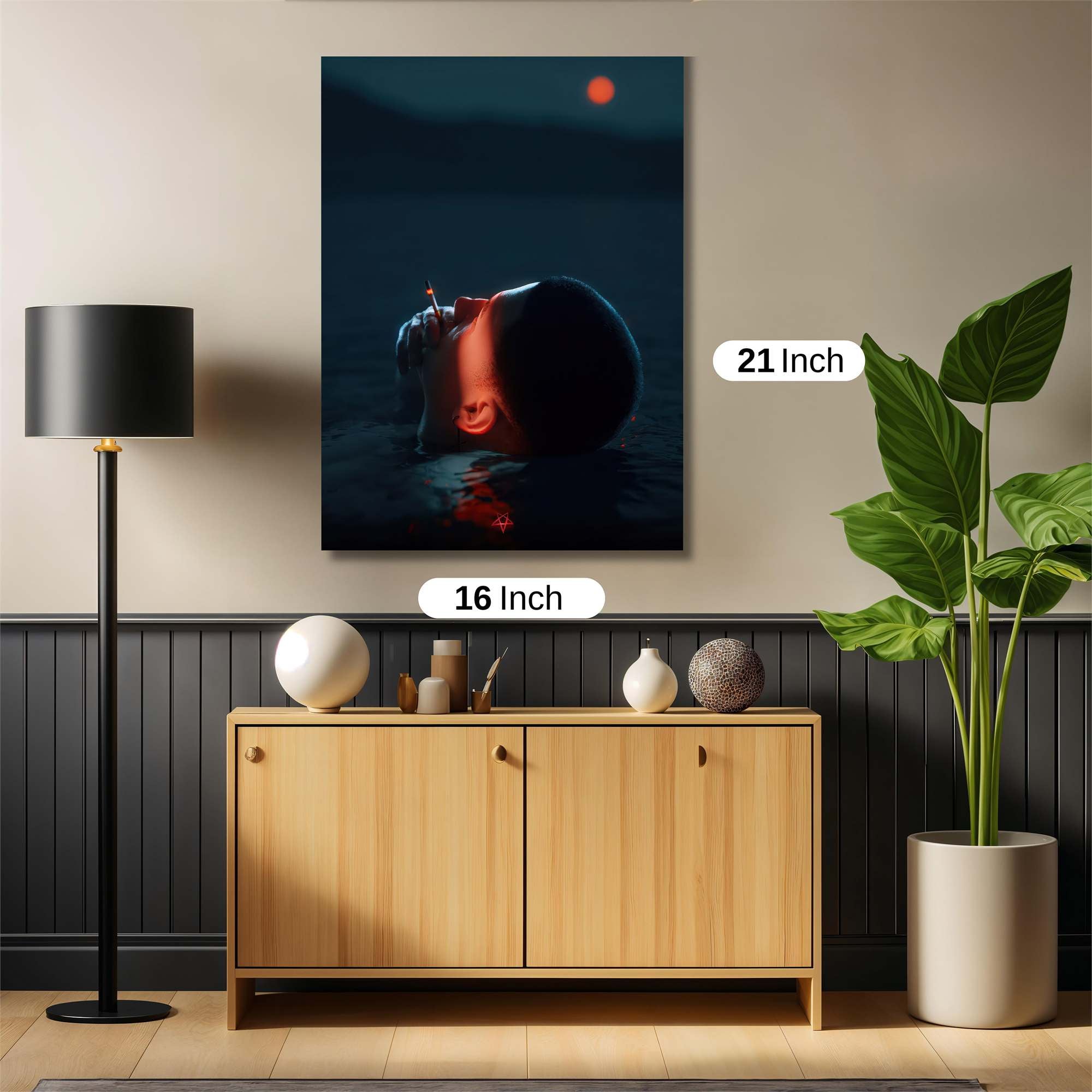 Sunset Solitude Safe Wall Magnetic / M